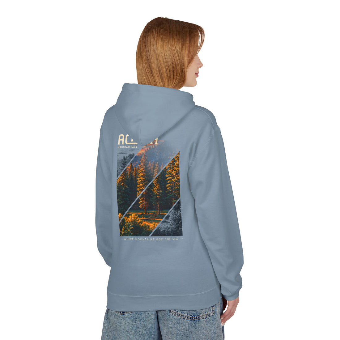 Acadia National Park Pine Trees Graphic hoodie