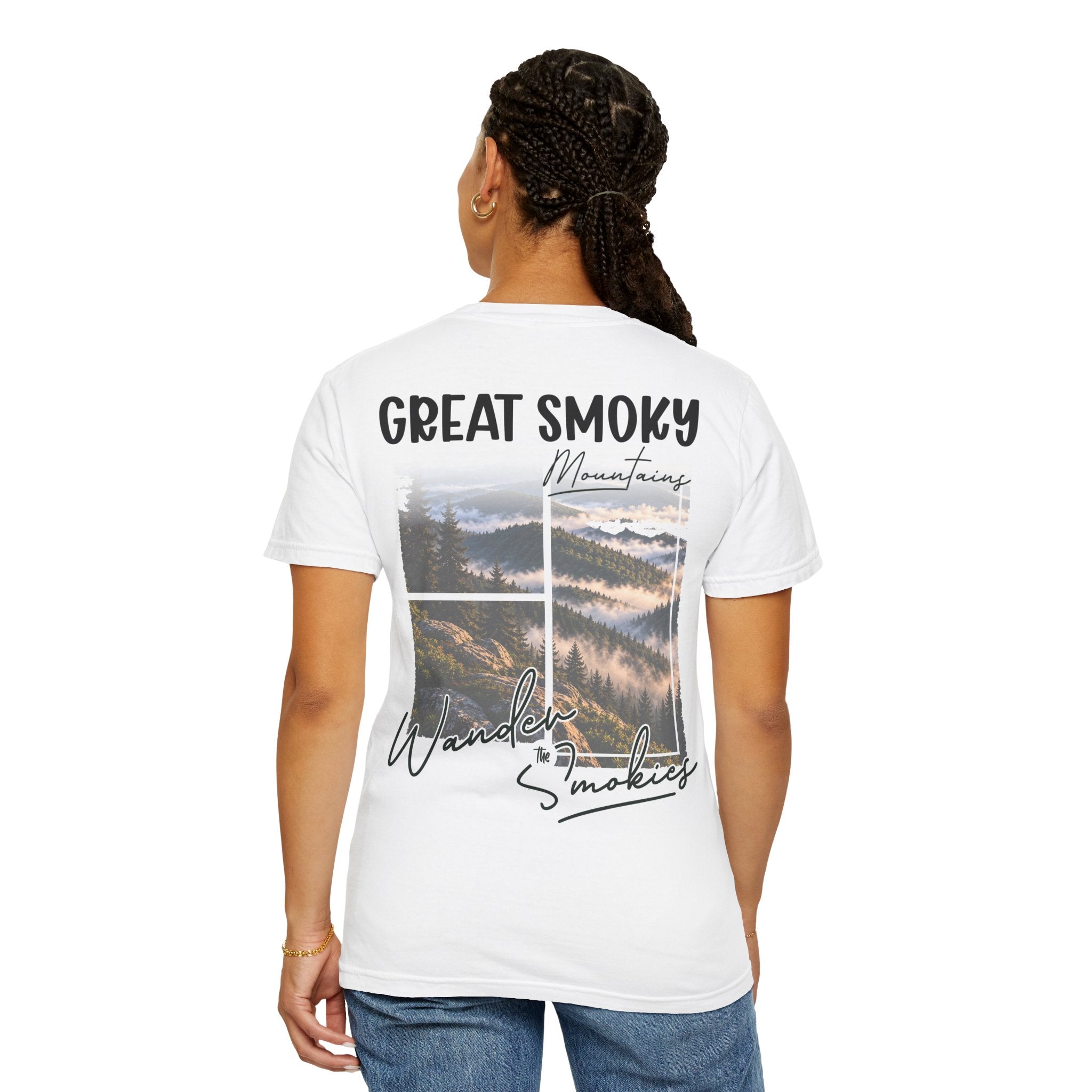 Great Smoky Mountains Misty Ridges Graphic T-Shirt