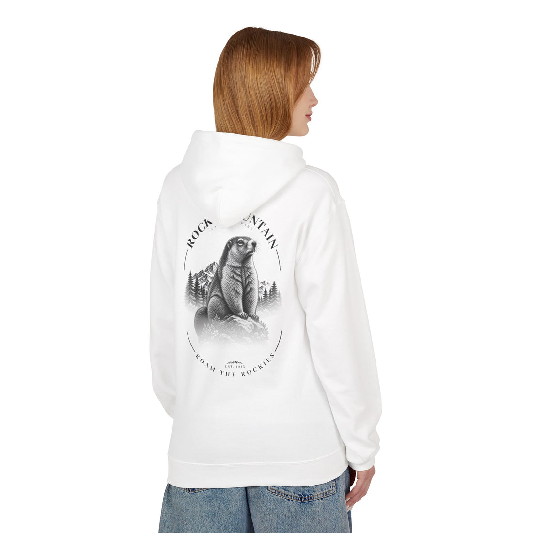 Rocky Mountain National Park Marmot Graphic Hoodie