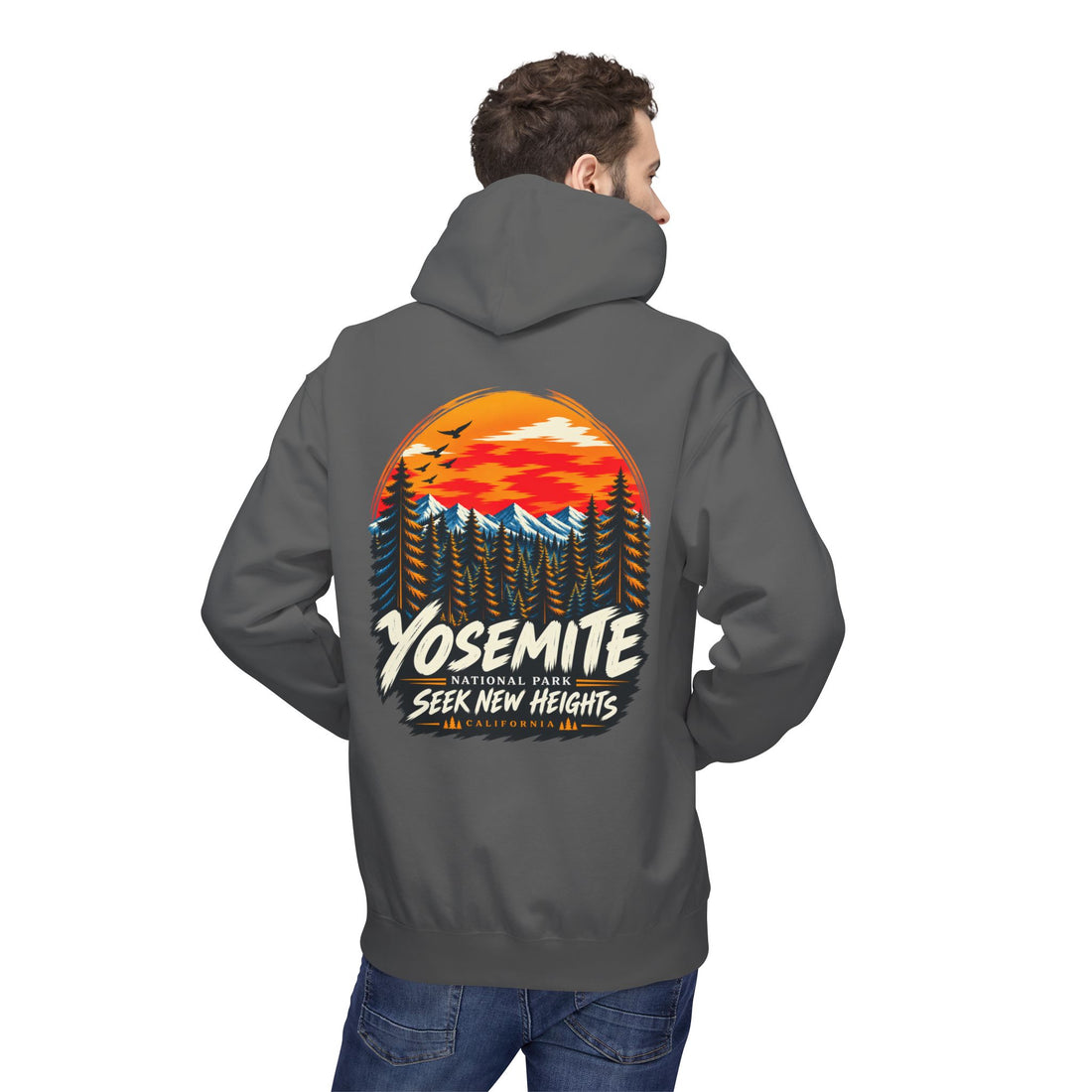 Yosemite National Park Pine Forest – Seek New Heights Hoodie