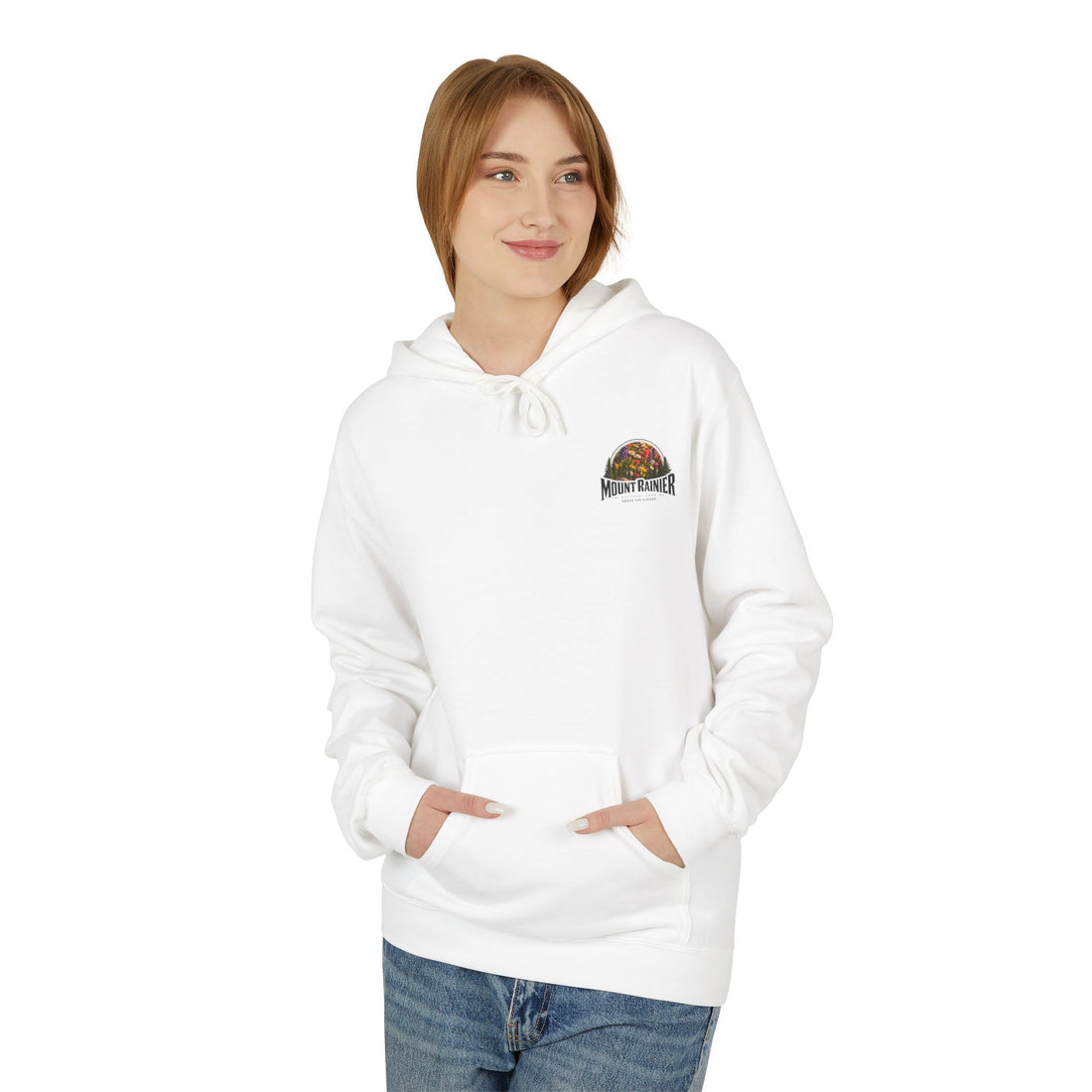 Mount Rainier National Park – Wildflower Meadow Graphic Hoodie