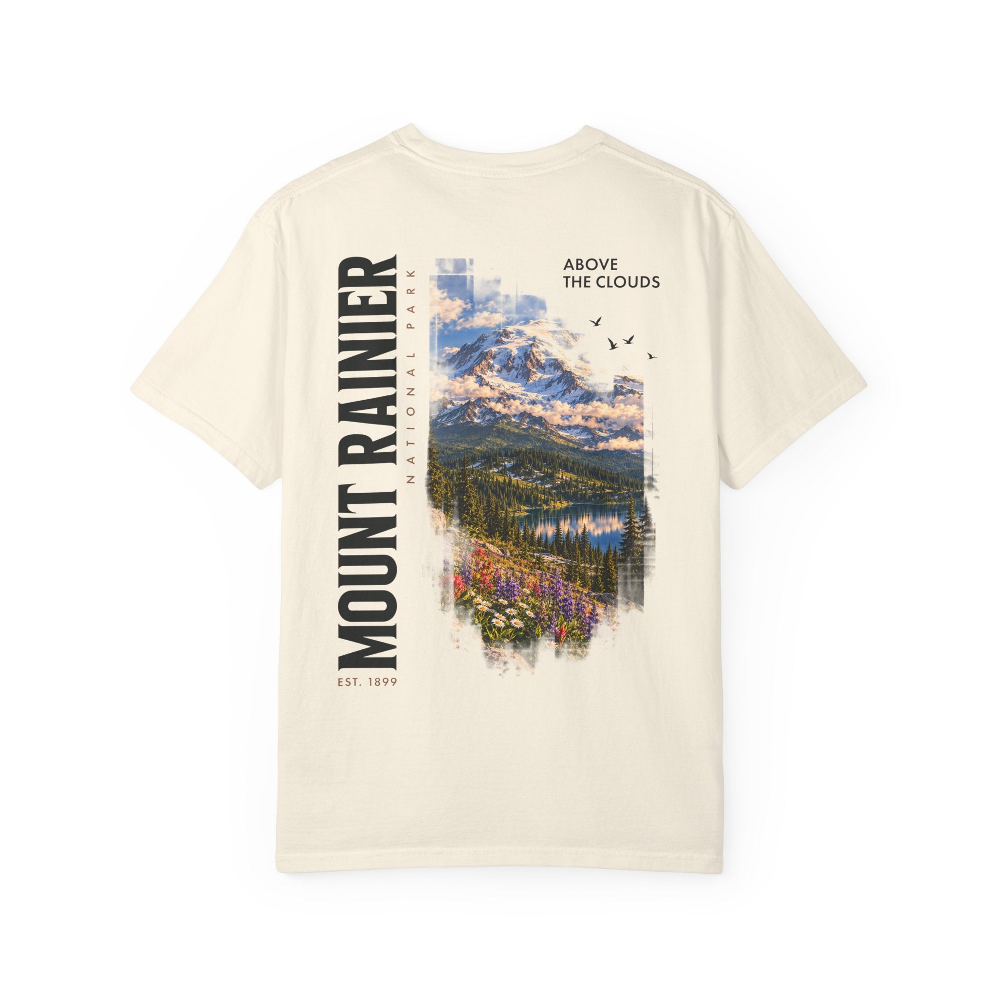 Mount Rainier National Park – Alpine Scene Graphic T-Shirt