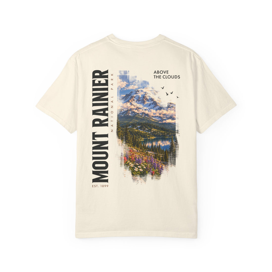 Mount Rainier National Park – Alpine Scene Graphic T-Shirt