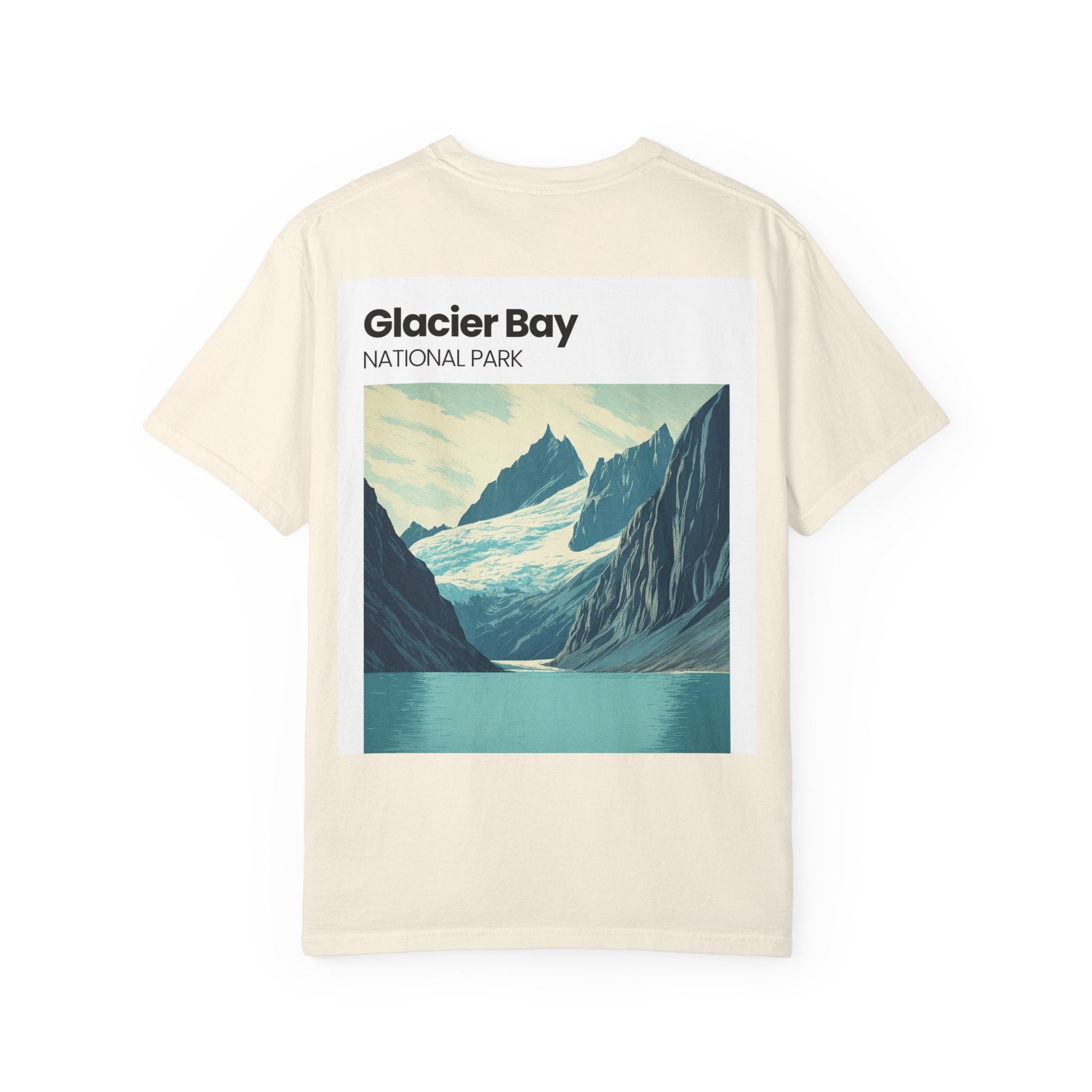 Glacier Bay National Park landscape T-shirt | Vintage mountain lake tee
