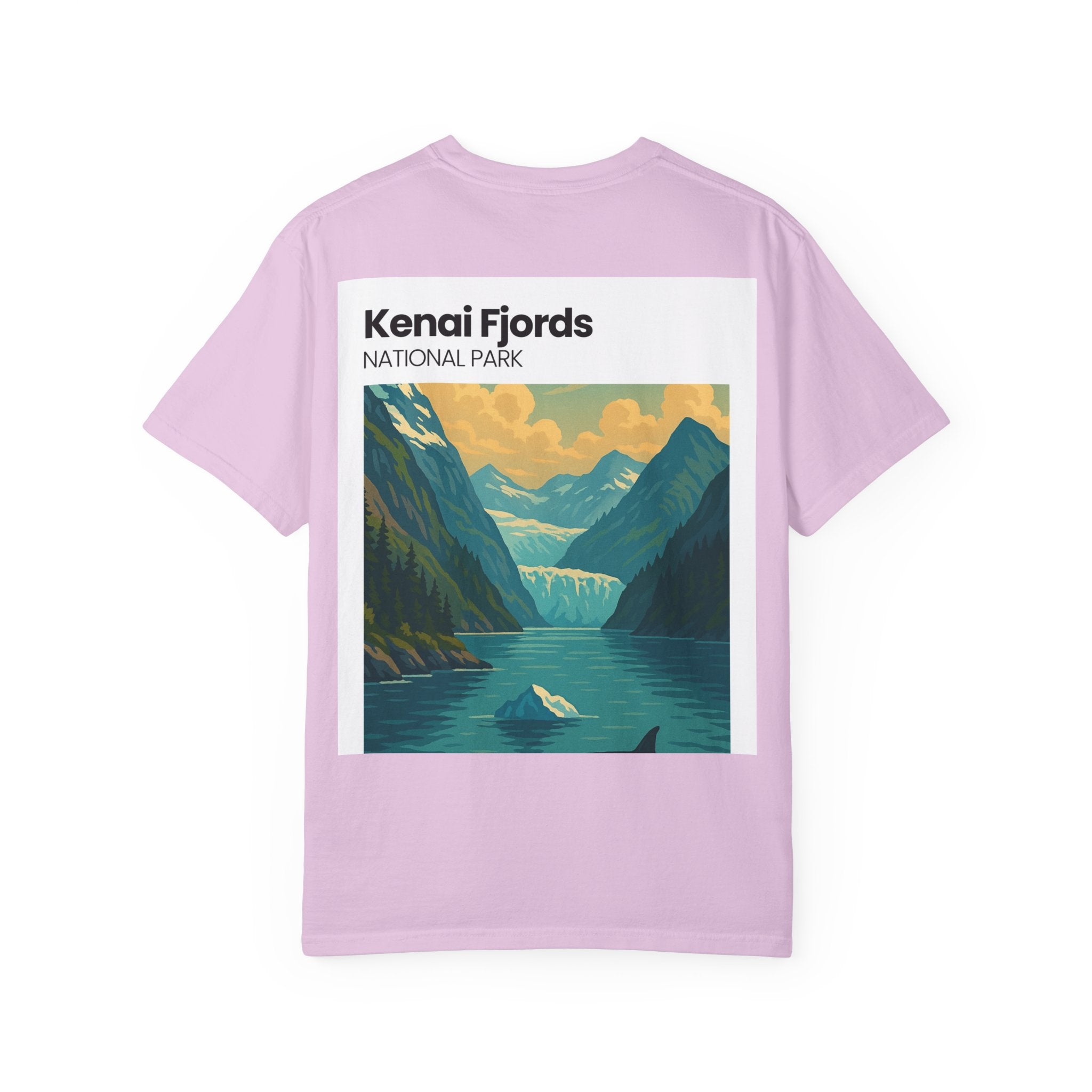 Kenai Fjords National Park Graphic T-shirt | Alaska Glacier Illustration