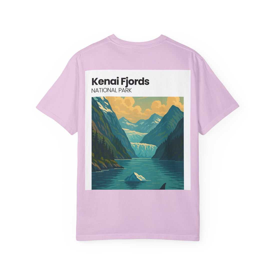 Kenai Fjords National Park Graphic T-shirt | Alaska Glacier Illustration