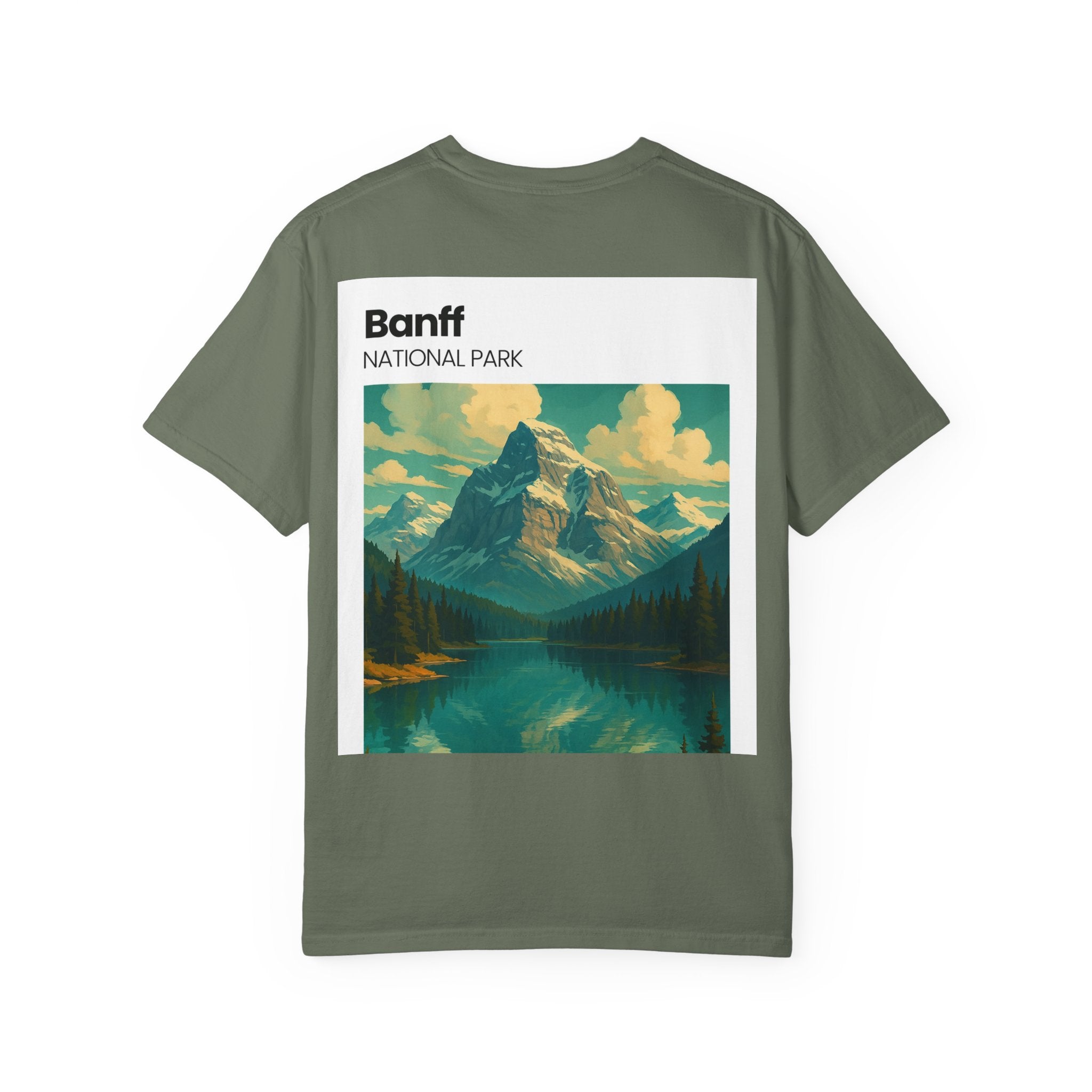 Banff National Park Mountain Scene T-shirt | Scenic Landscape Tee
