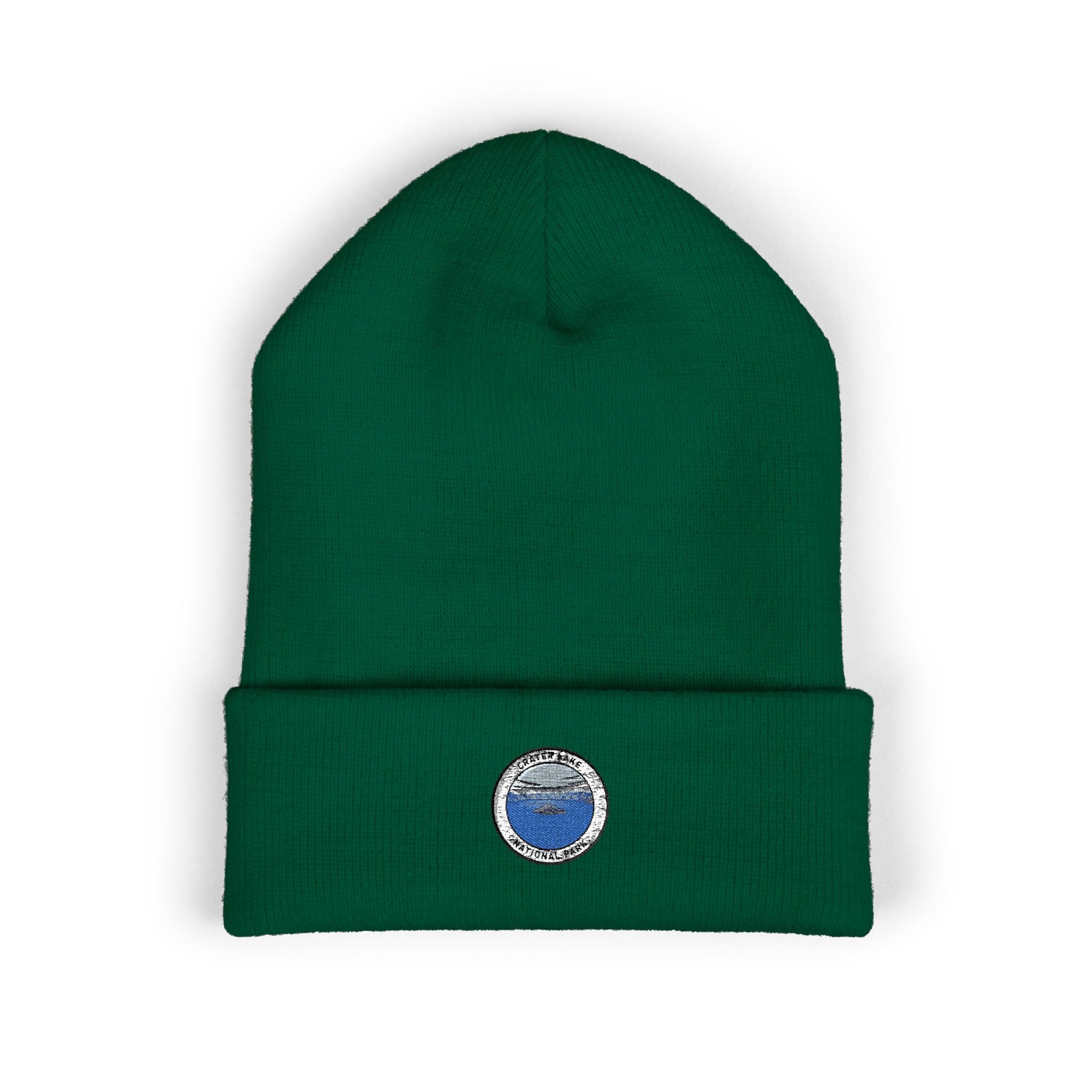 Ocean Wave Patch Beanie | Embroidered Cuffed Beanie