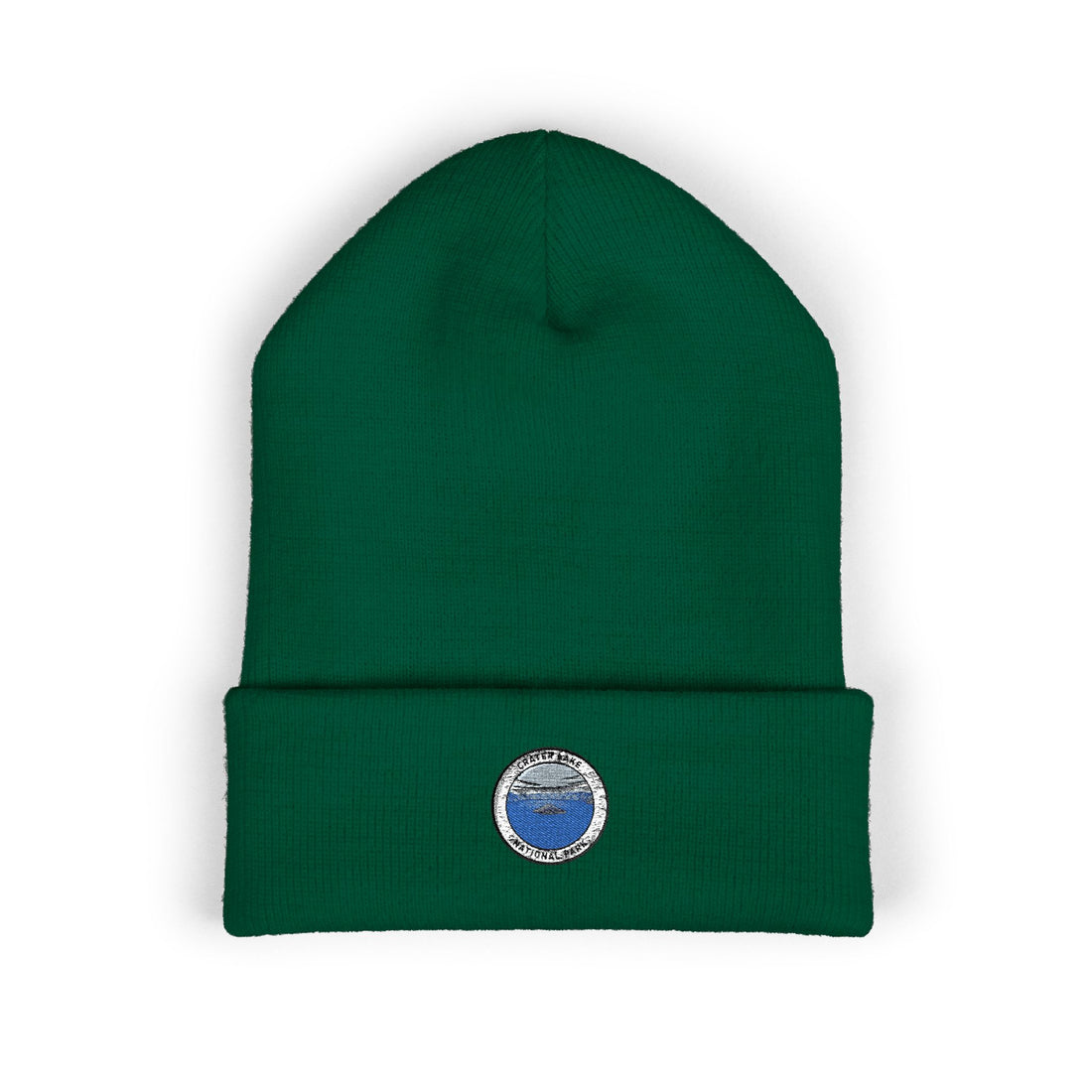 Ocean Wave Patch Beanie | Embroidered Cuffed Beanie