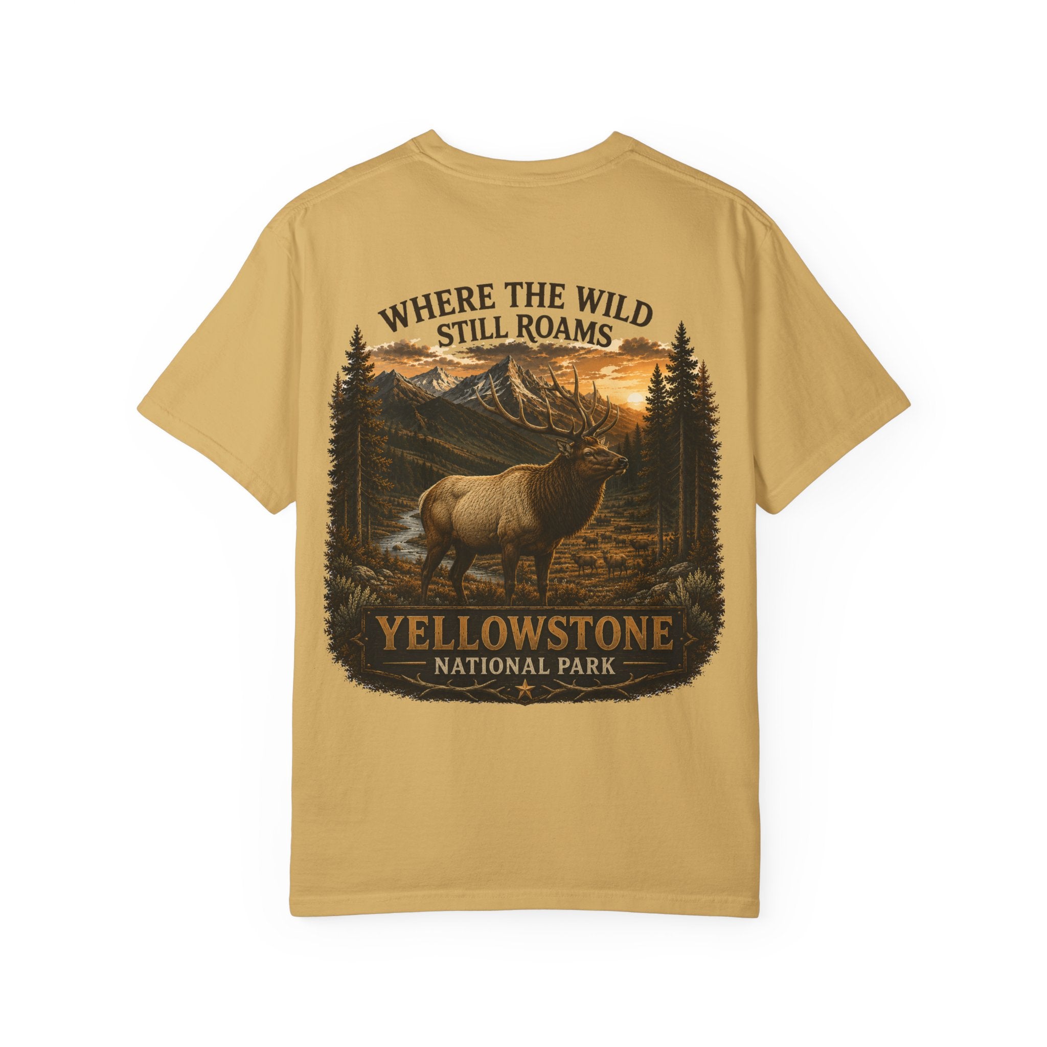 Yellowstone Elk – Where the Wild Still Roams T-Shirt