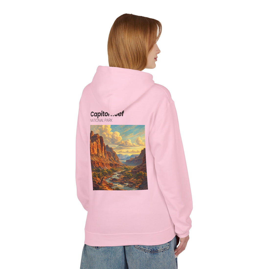 Capitol Reef National Park landscape Hoodie | Utah canyon scenic pullover