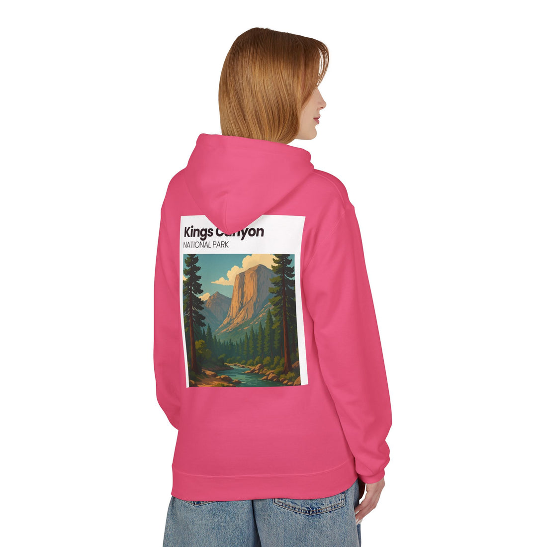 Kings Canyon National Park Hoodie | Vintage Landscape Graphic