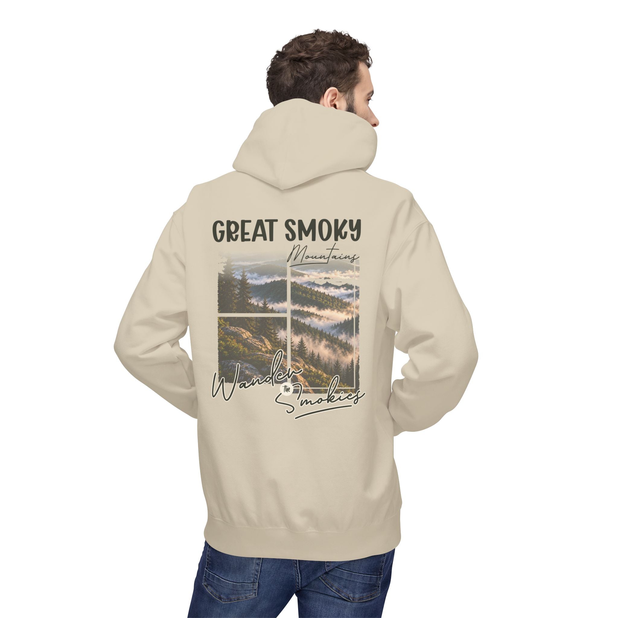 Great Smoky Mountains Misty Ridges Graphic hoodie
