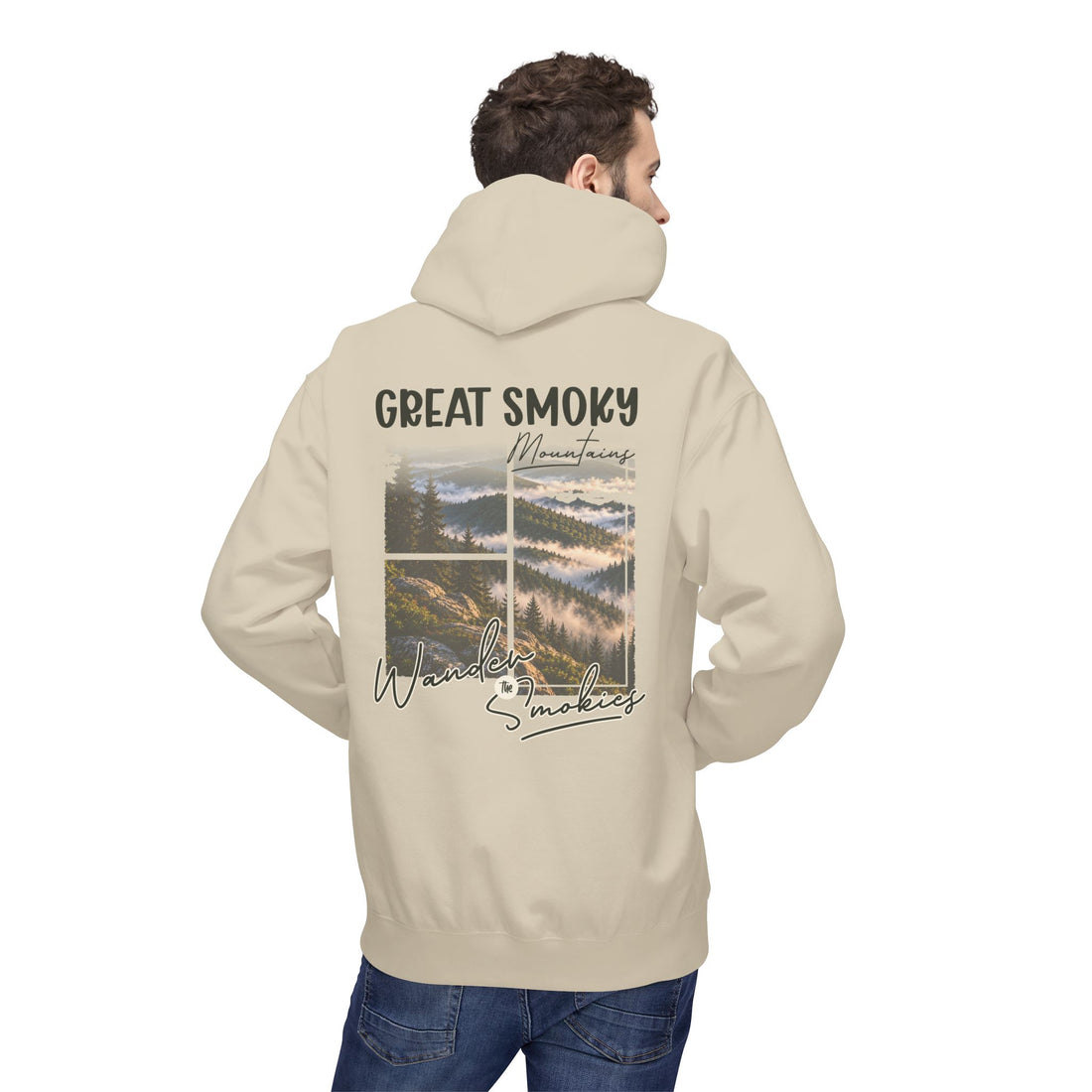 Great Smoky Mountains Misty Ridges Graphic hoodie