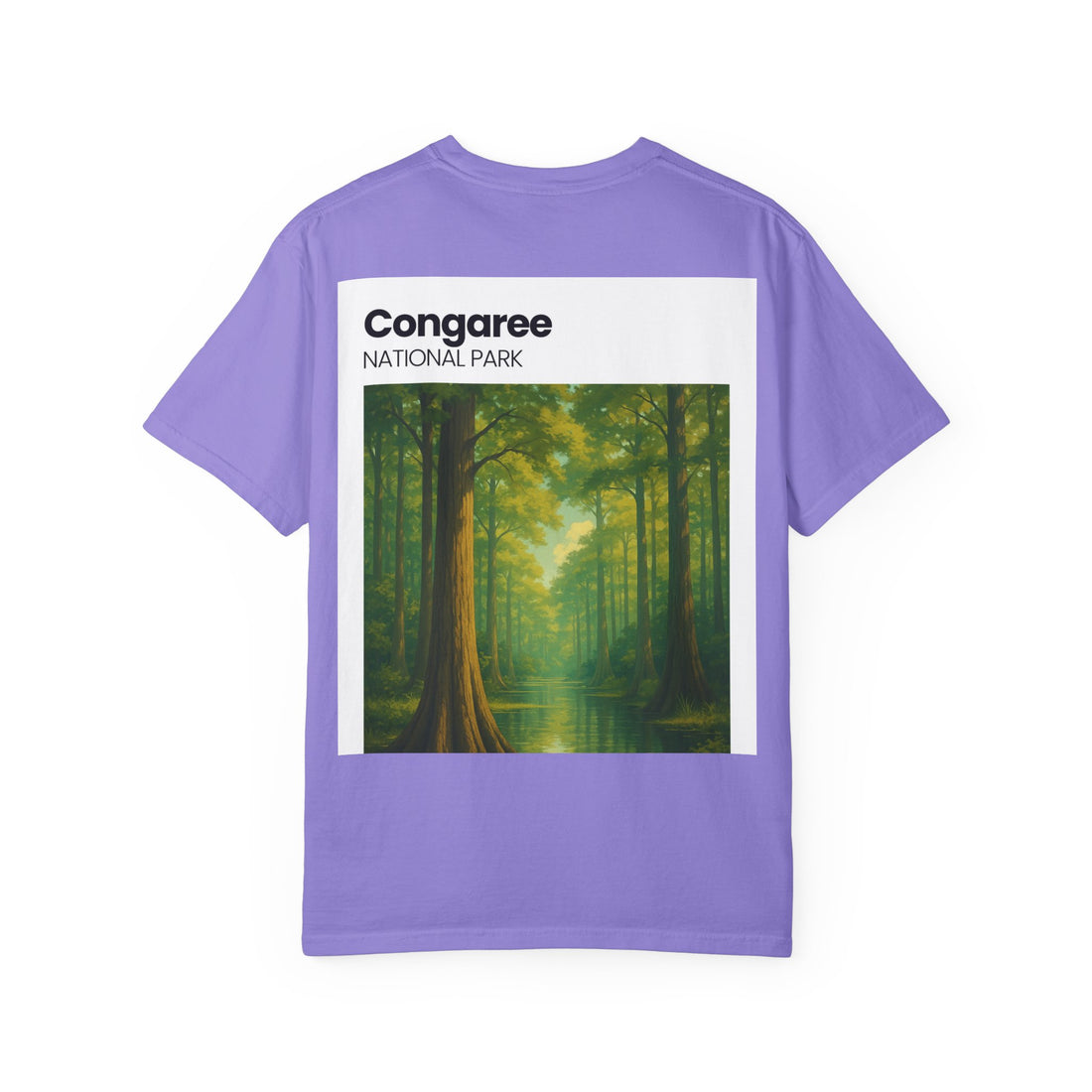 Congaree National Park forest scene T-shirt | swamp cypress nature tee