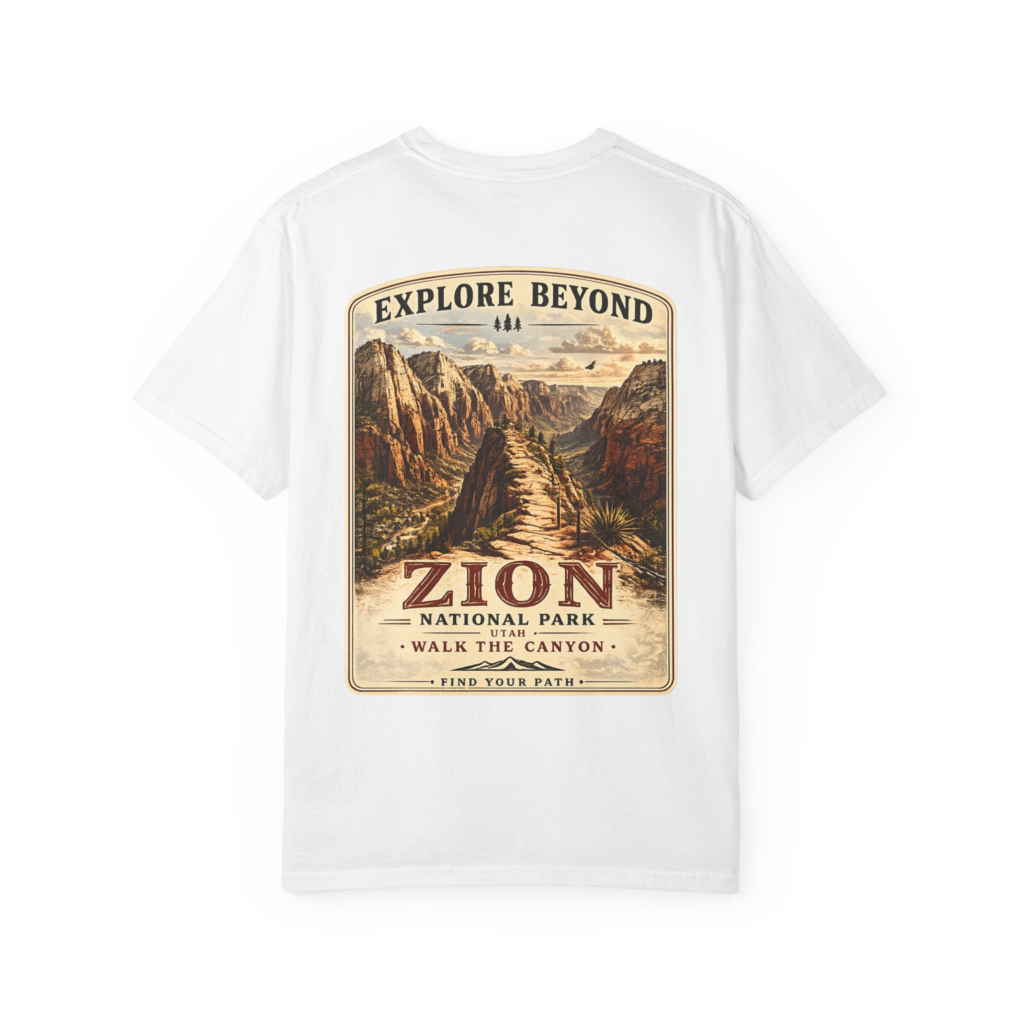 Angels Landing Zion National Park Vintage Graphic T-Shirt1
