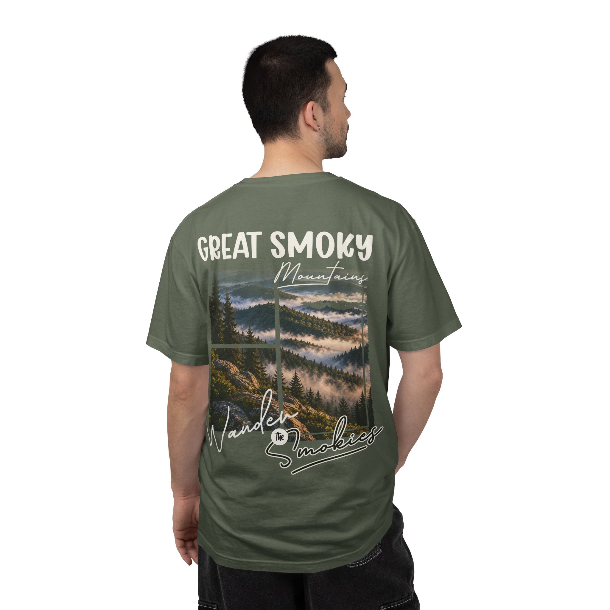 Great Smoky Mountains Misty Ridges Graphic T-Shirt