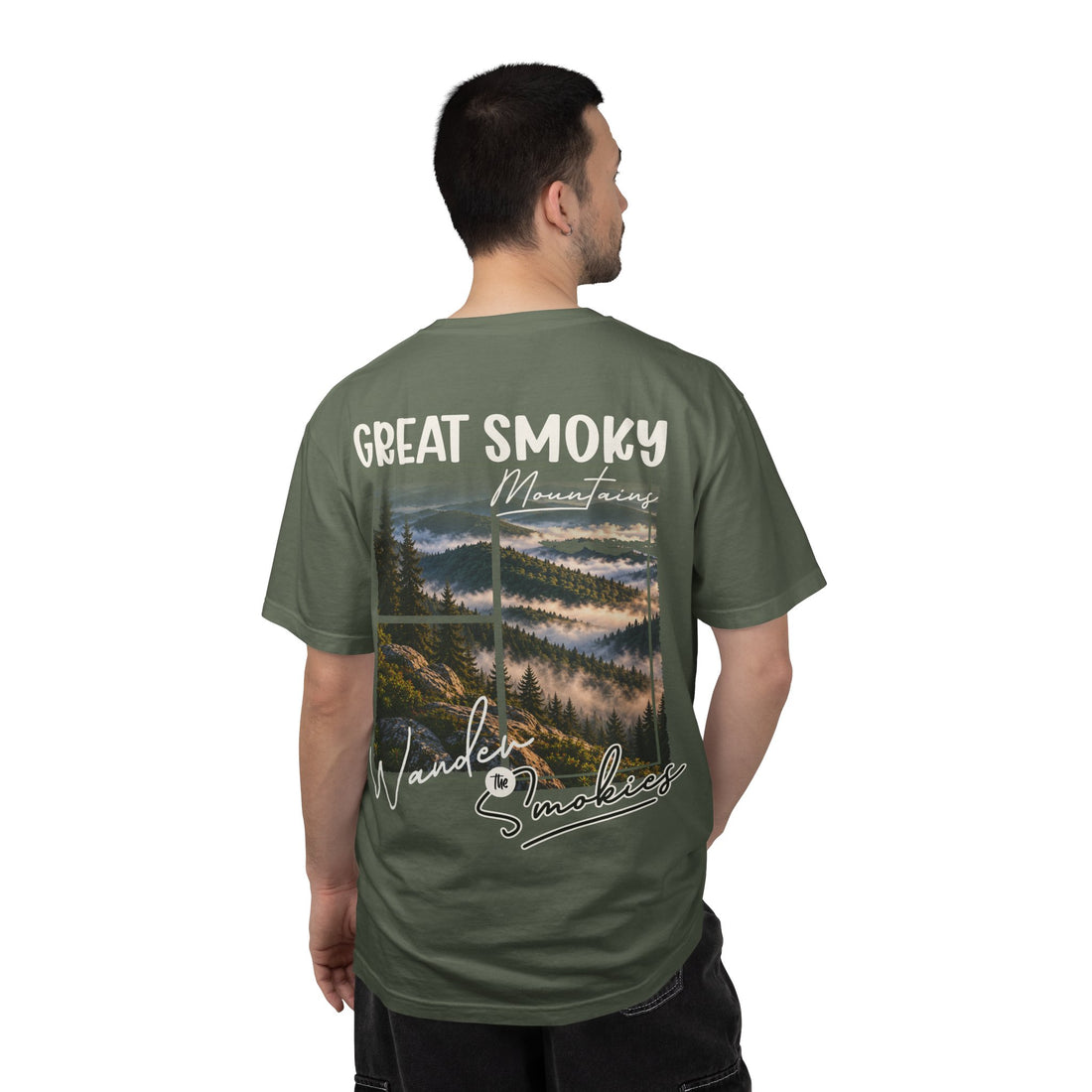 Great Smoky Mountains Misty Ridges Graphic T-Shirt