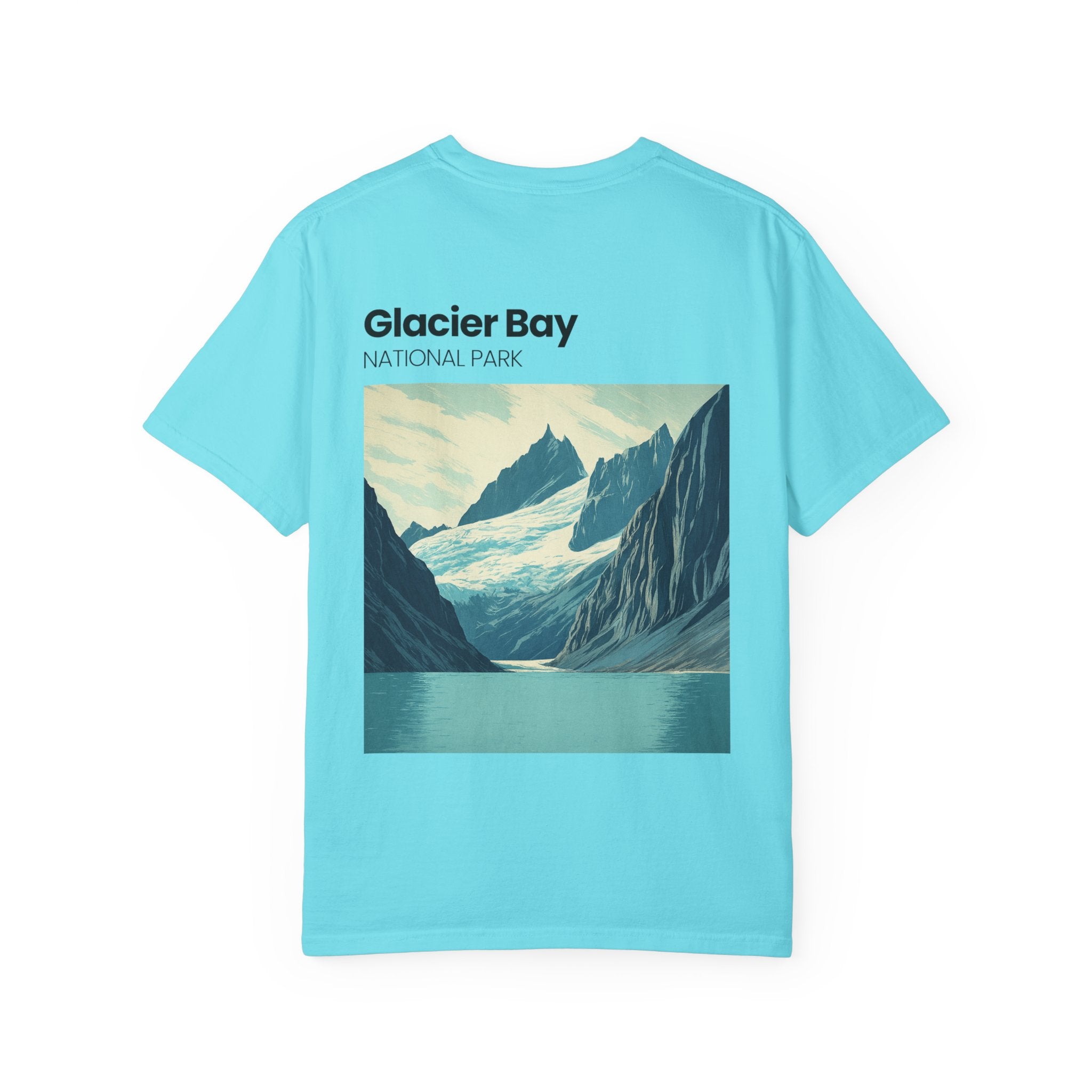 Glacier Bay National Park landscape T-shirt | Vintage mountain lake tee