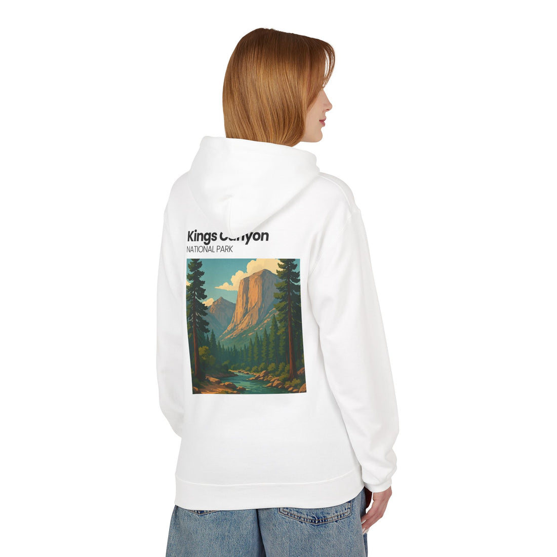 Kings Canyon National Park Hoodie | Vintage Landscape Graphic