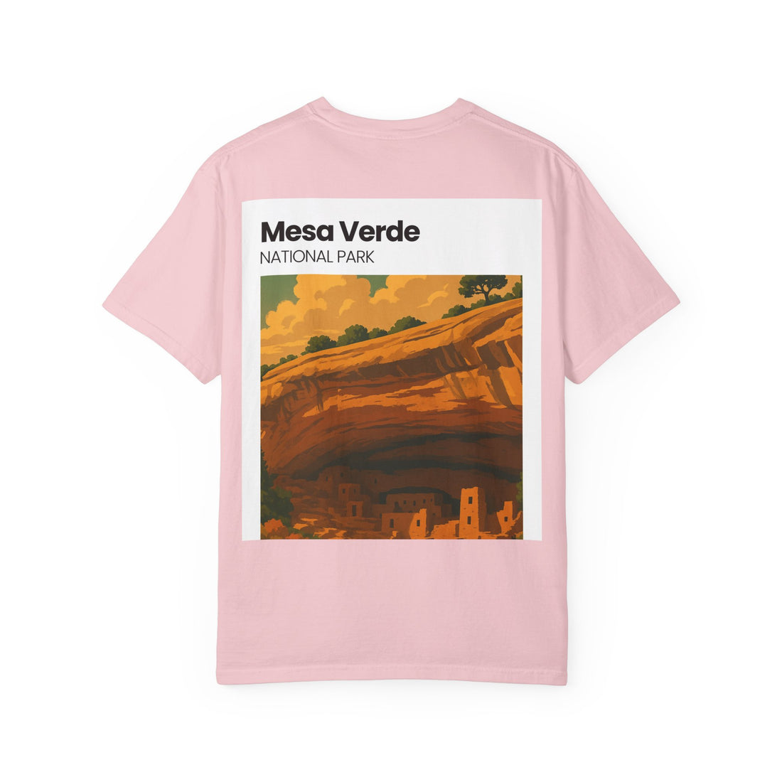 Mesa Verde National Park T-Shirt | Cliff Dwelling Vintage Poster Design