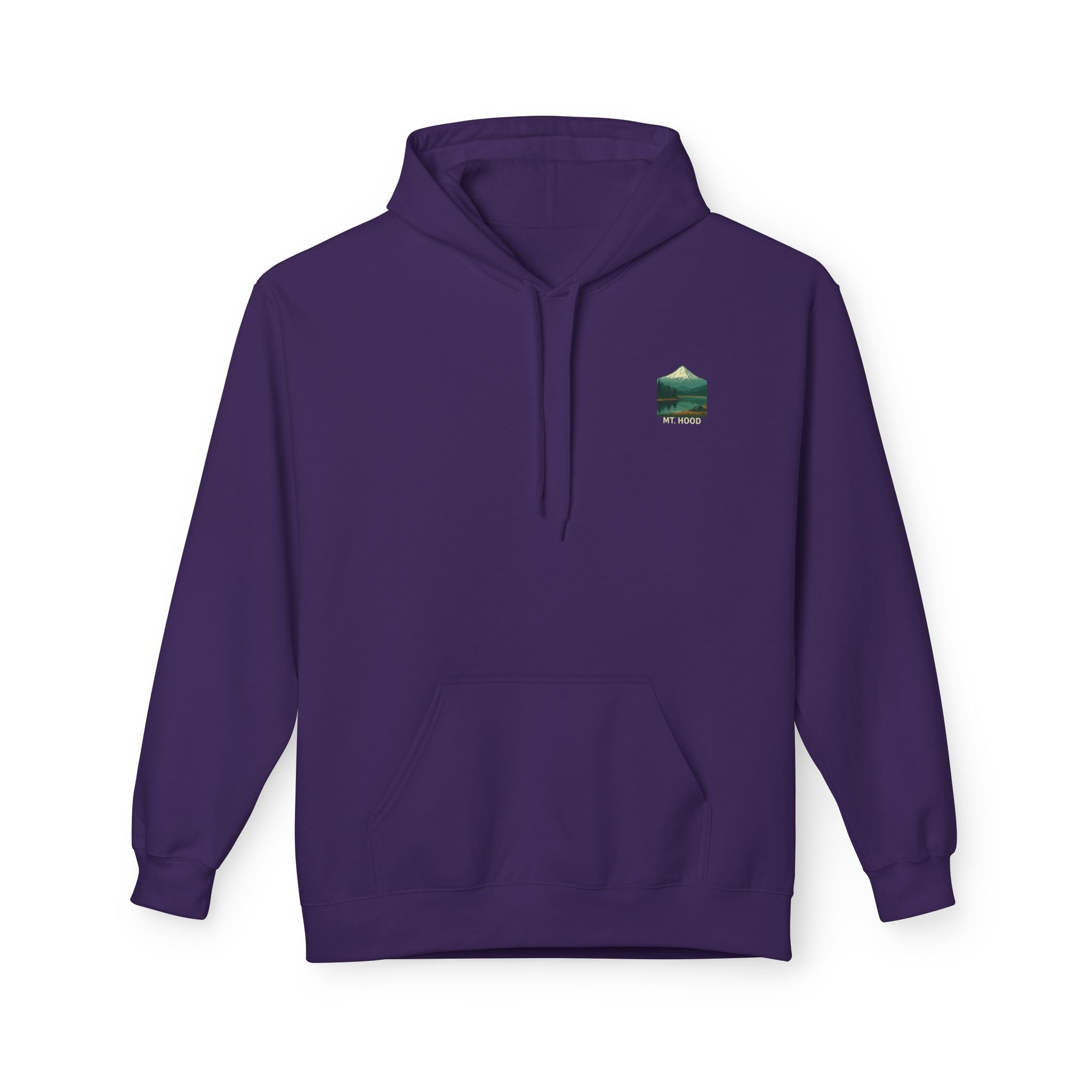 Mt. Hood National Park landscape Hoodie | Vintage mountain poster design