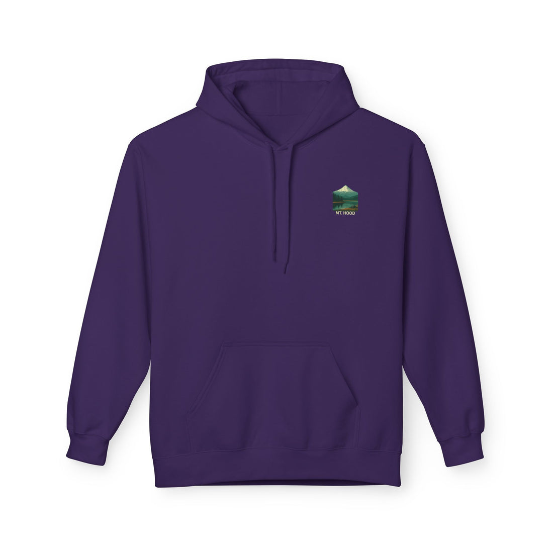 Mt. Hood National Park landscape Hoodie | Vintage mountain poster design