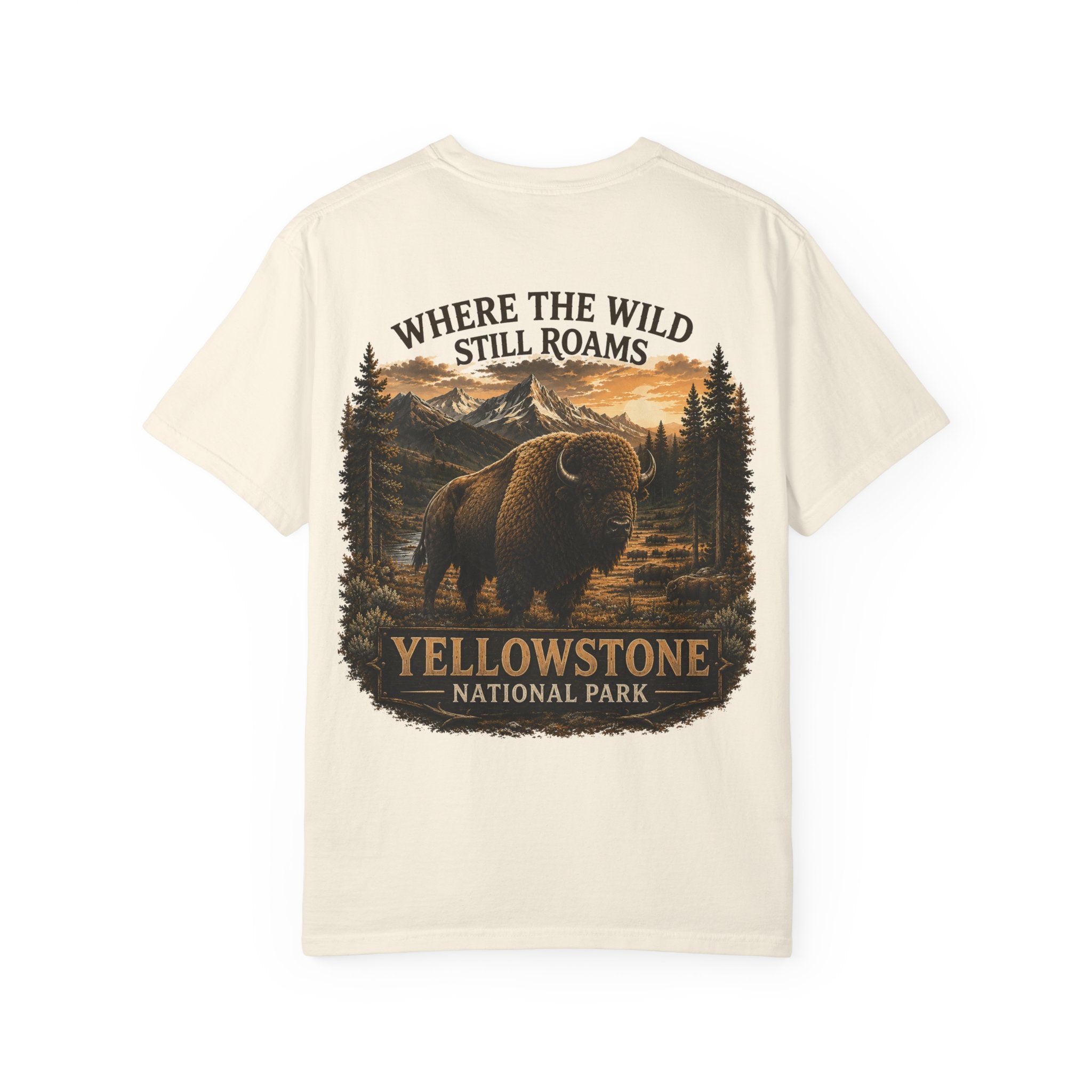 Yellowstone Bison – Where the Wild Still Roams T-Shirt
