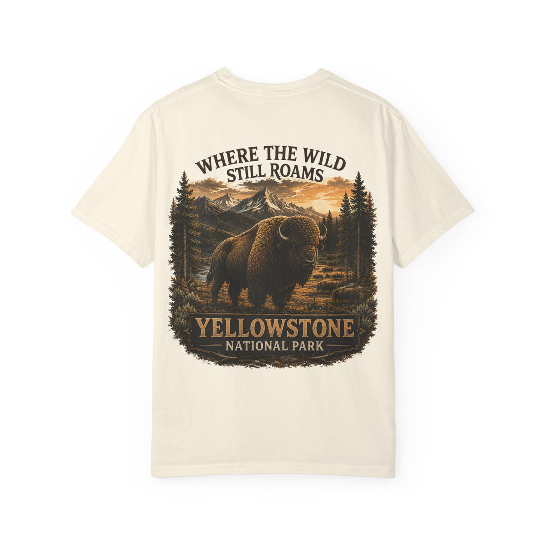 Yellowstone Bison – Where the Wild Still Roams T-Shirt