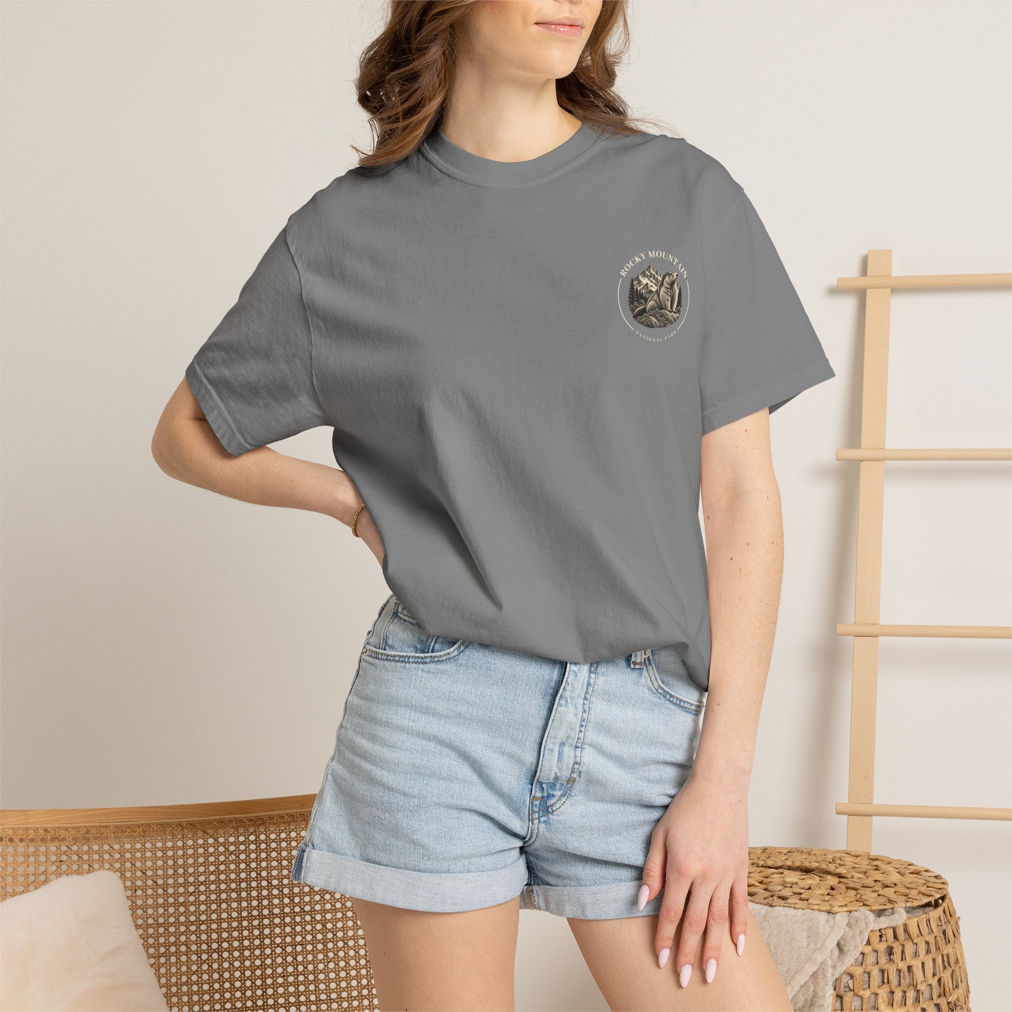 Rocky Mountain National Park Marmot Graphic T-Shirt