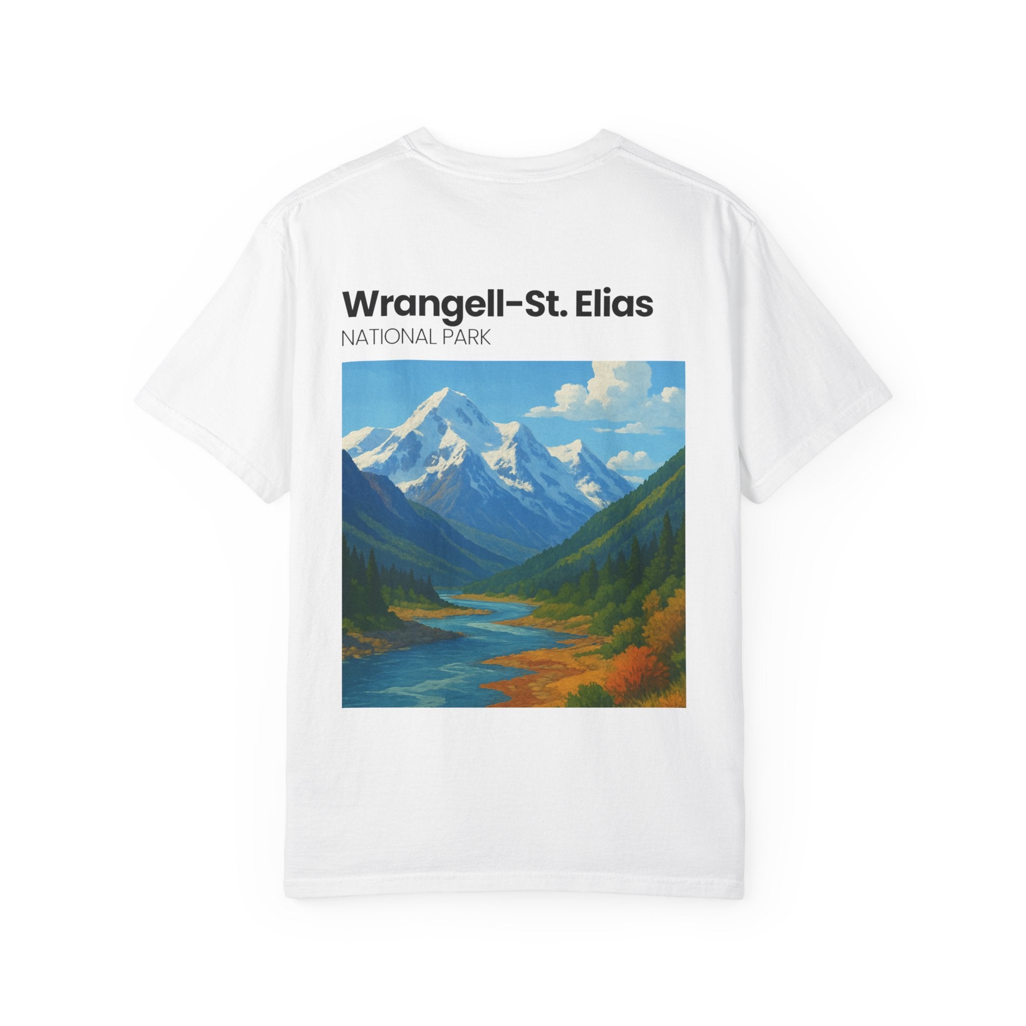 Wrangell-St. Elias National Park landscape T-Shirt | Mountain scenic tee