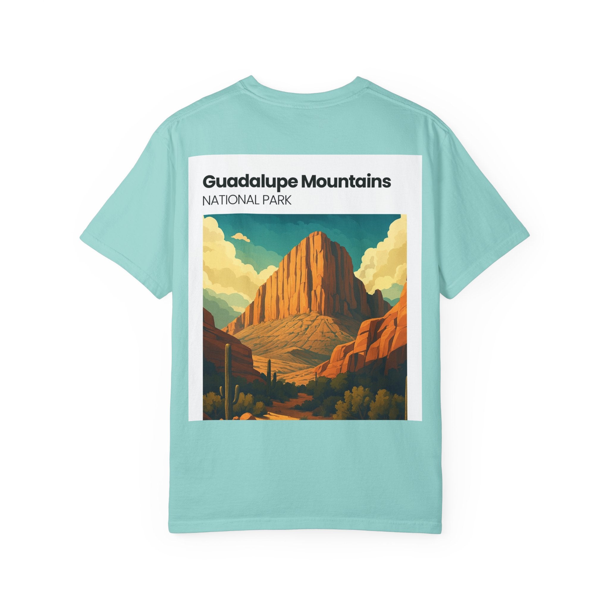 Guadalupe Mountains National Park T-Shirt | Desert Landscape Poster Tee