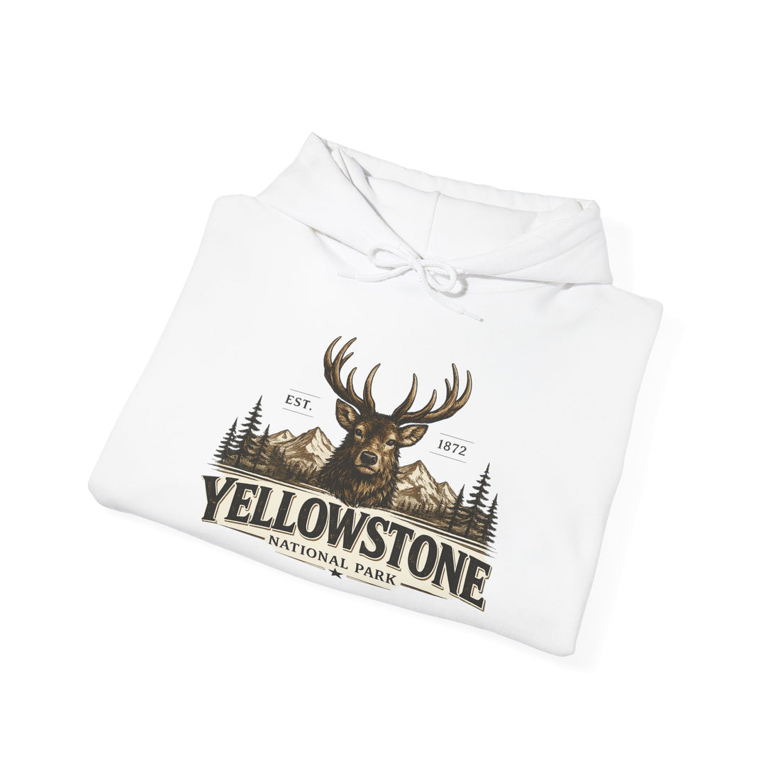 Yellowstone Elk Hoodie – Where the Wild Still Roams