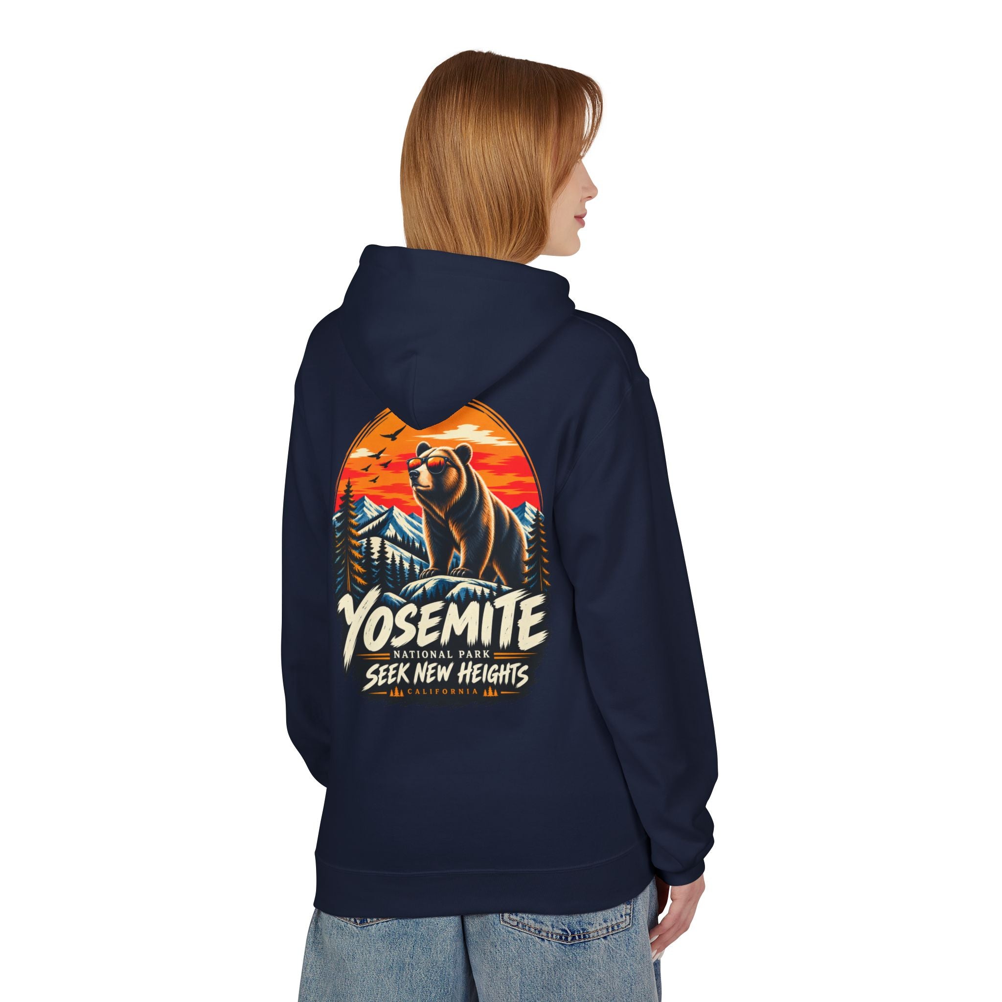 Yosemite National Park Black Bear – Seek New Heights Hoodie