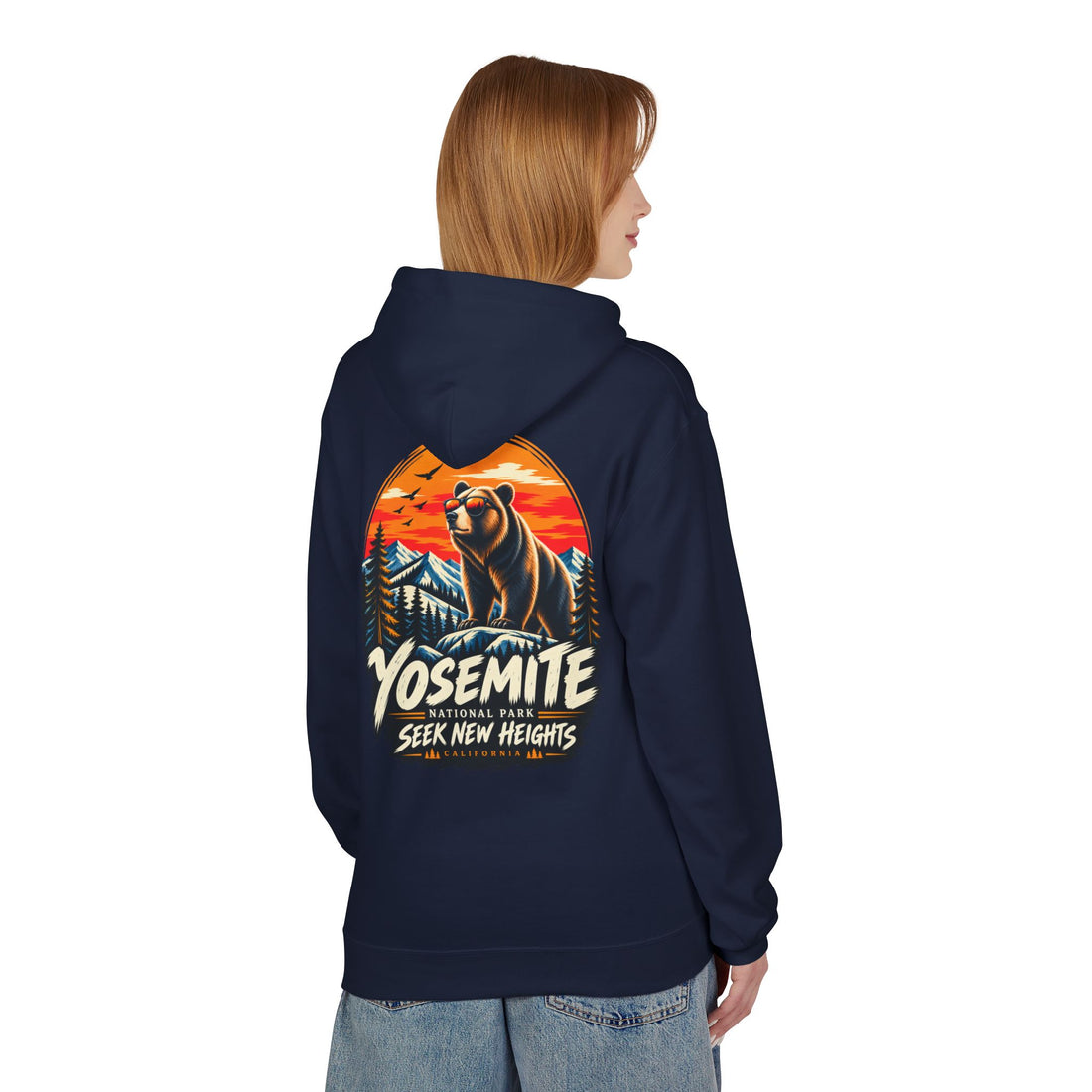 Yosemite National Park Black Bear – Seek New Heights Hoodie