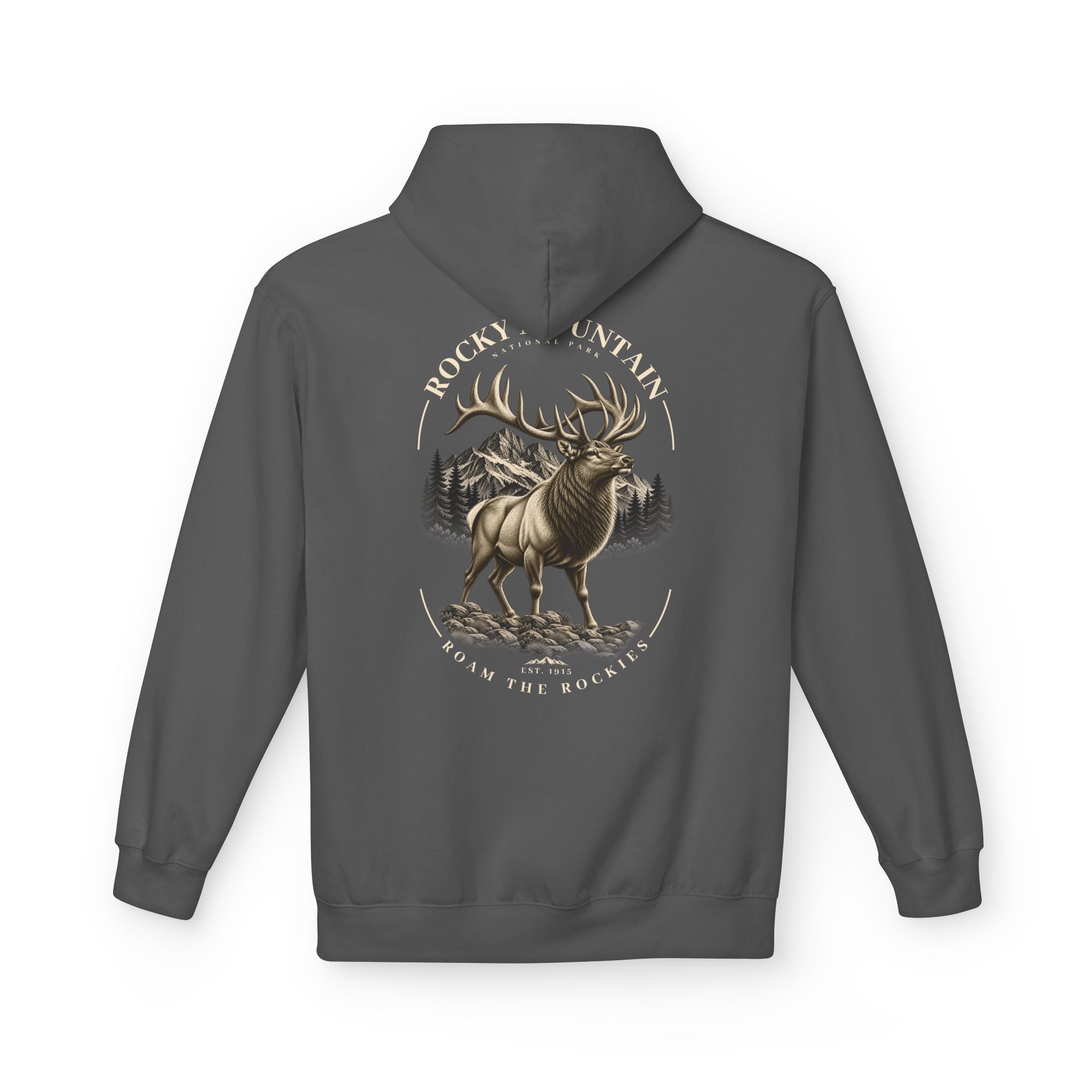 Rocky Mountain National Park Elk Graphic Hoodie