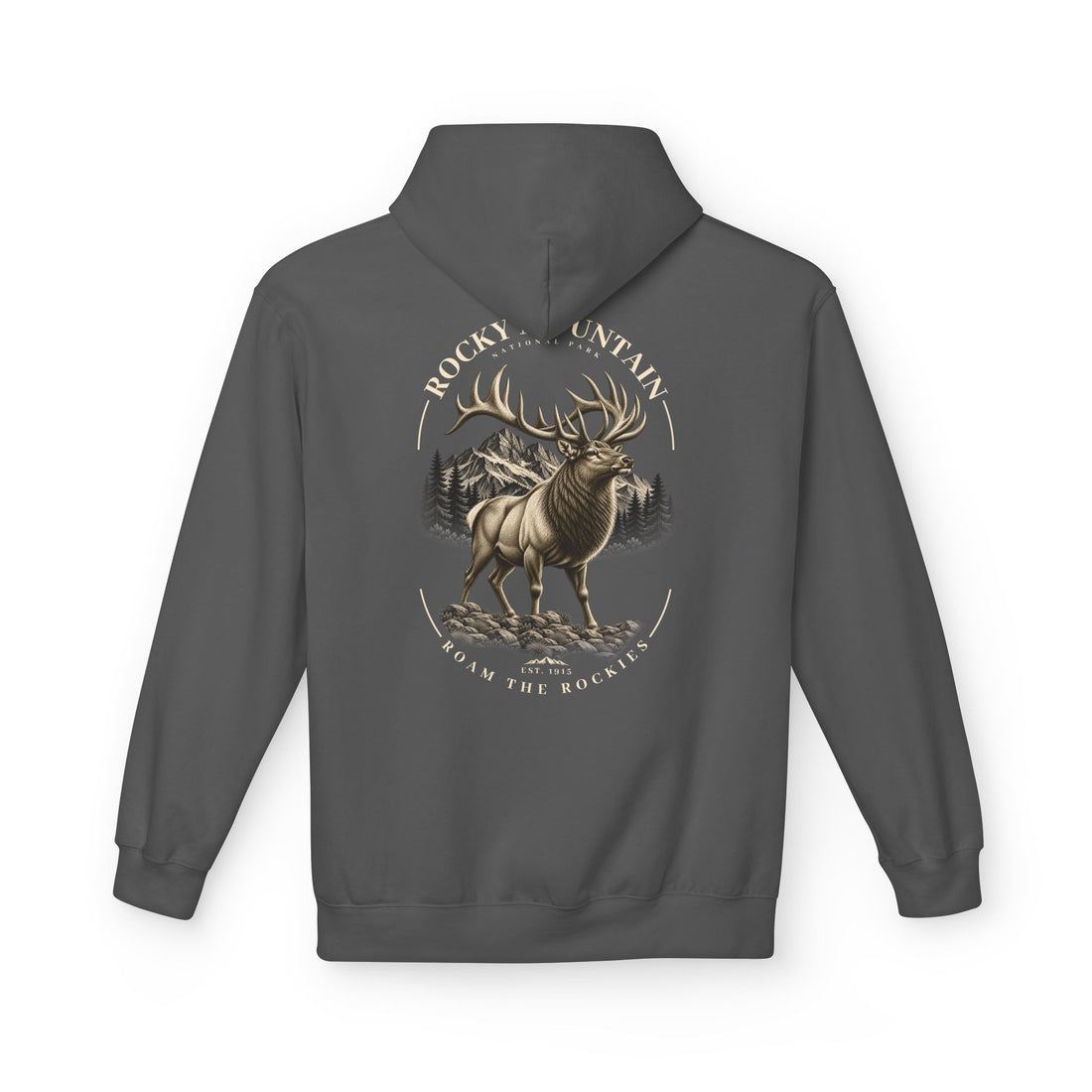 Rocky Mountain National Park Elk Graphic Hoodie