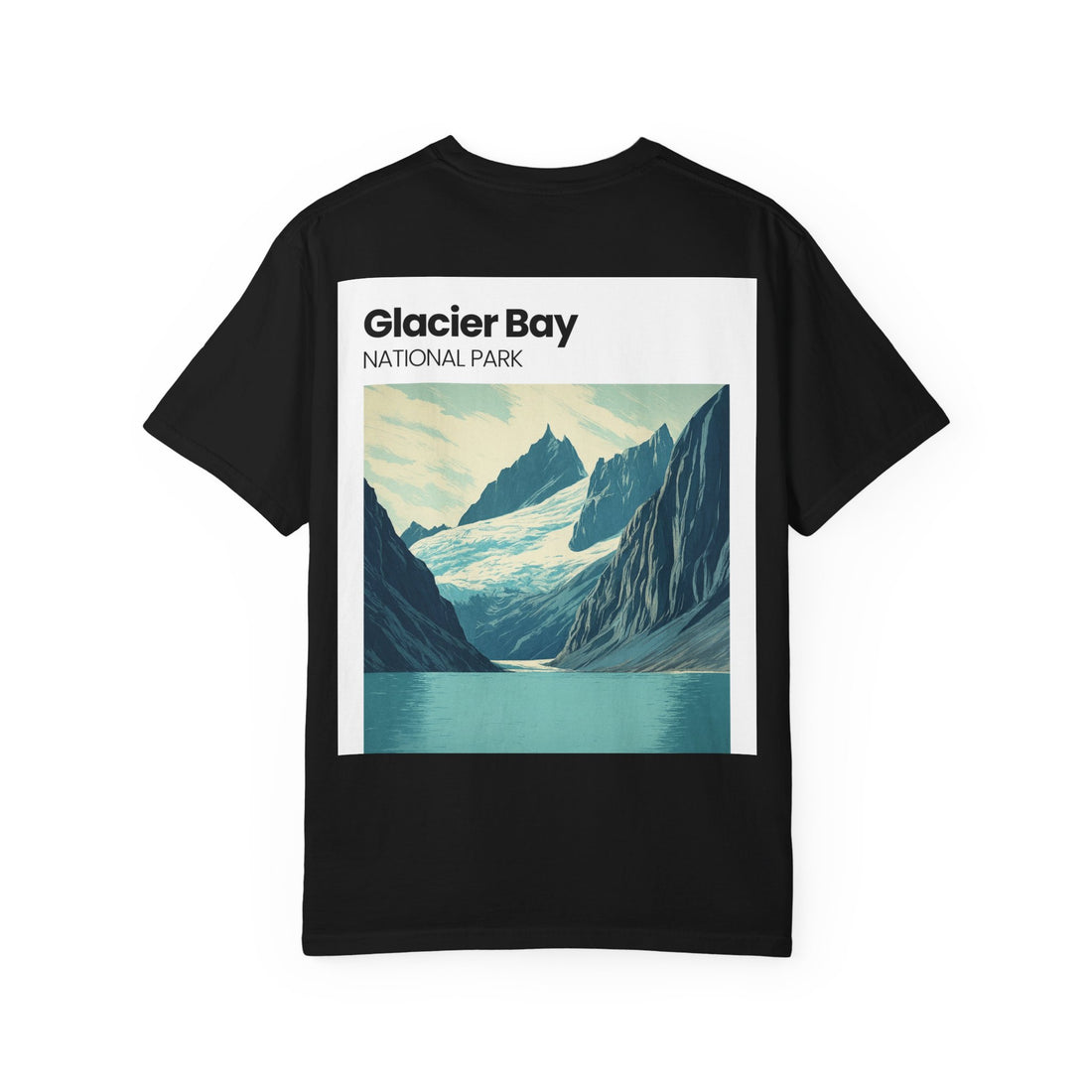 Glacier Bay National Park landscape T-shirt | Vintage mountain lake tee