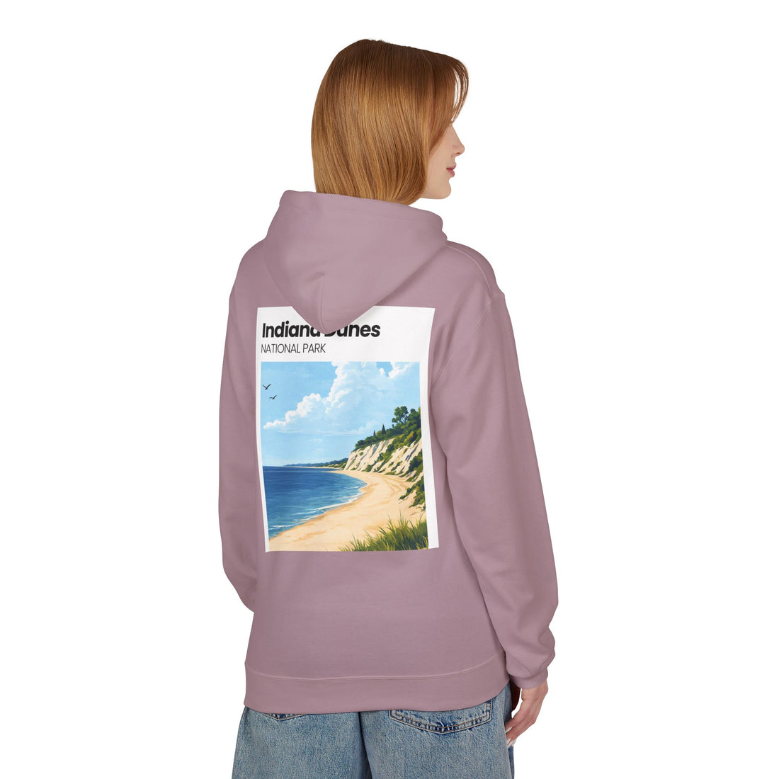 Indiana Dunes National Park Beach Hoodie | Vintage Travel Scenic Sweatshirt