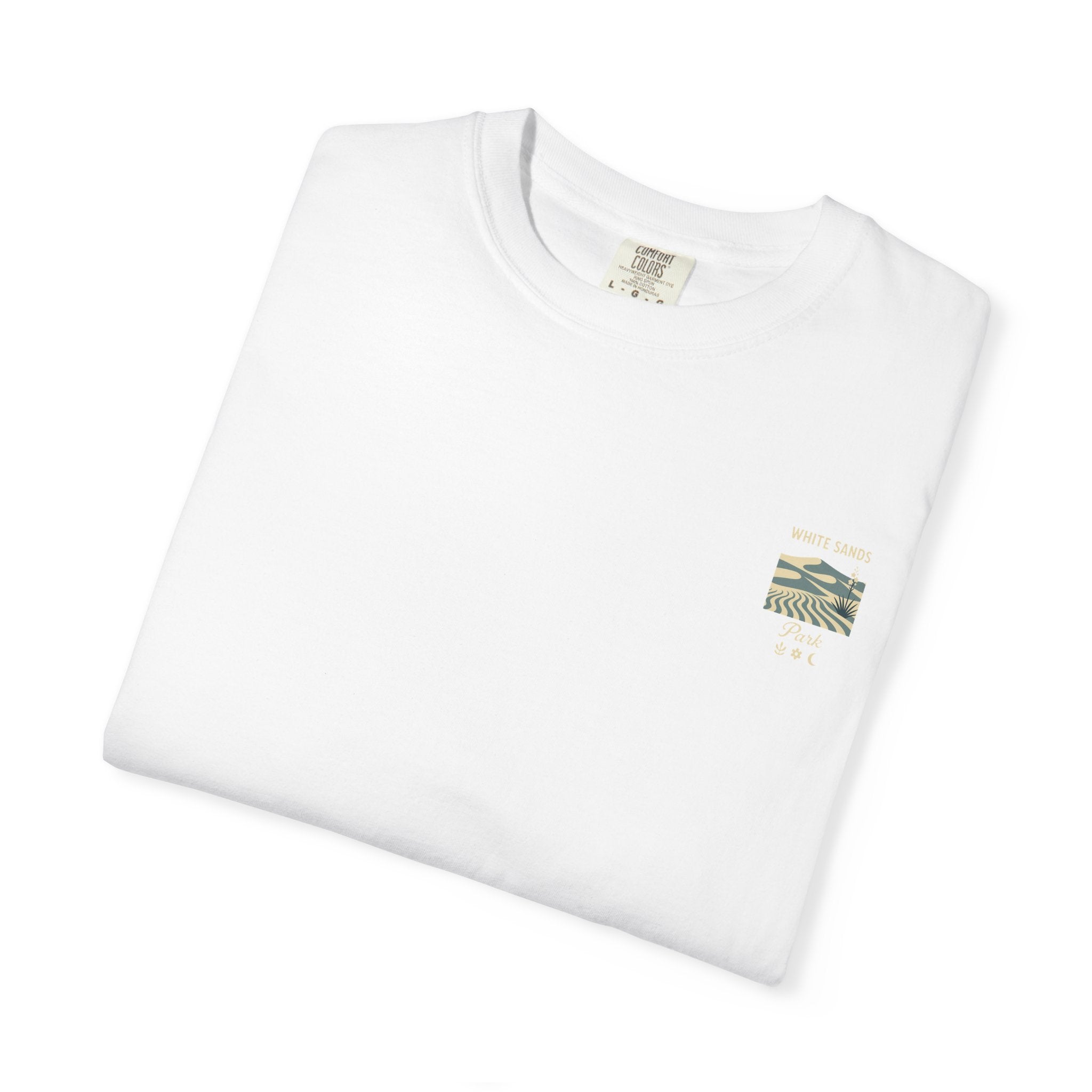 White Sands National Park desert landscape T-Shirt | retro cloud artwork