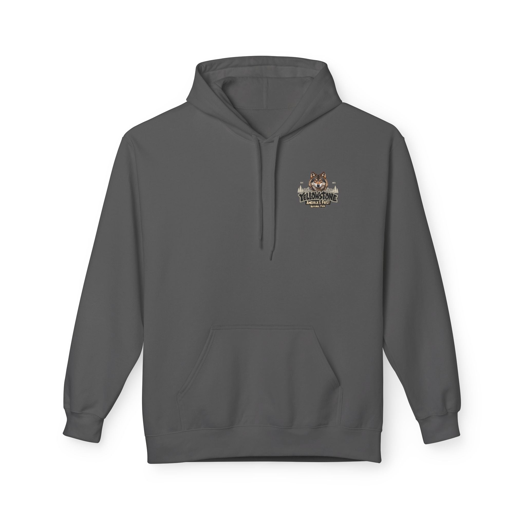 Yellowstone Wolf – Where the Wild Still Roams Hoodie