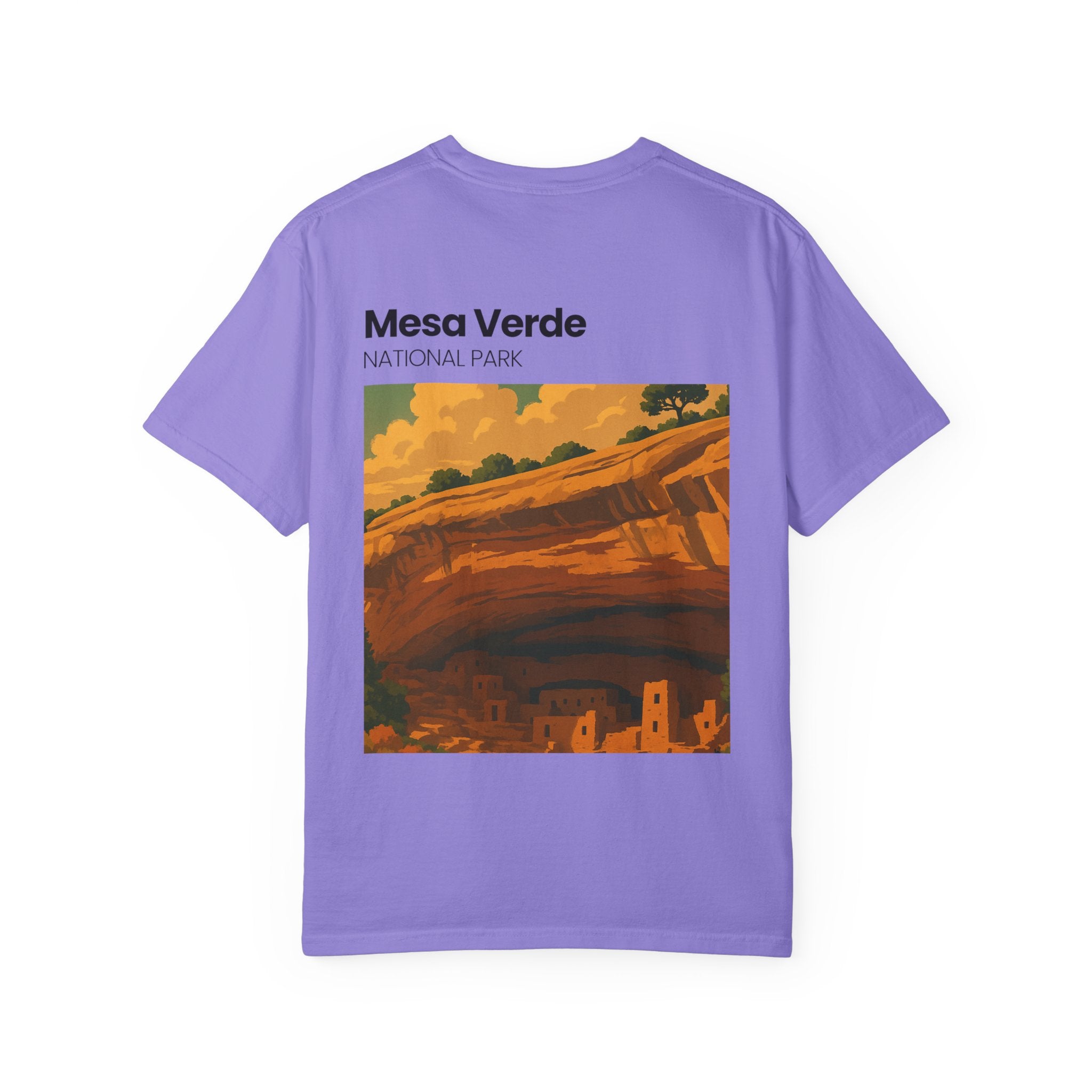 Mesa Verde National Park T-Shirt | Cliff Dwelling Vintage Poster Design