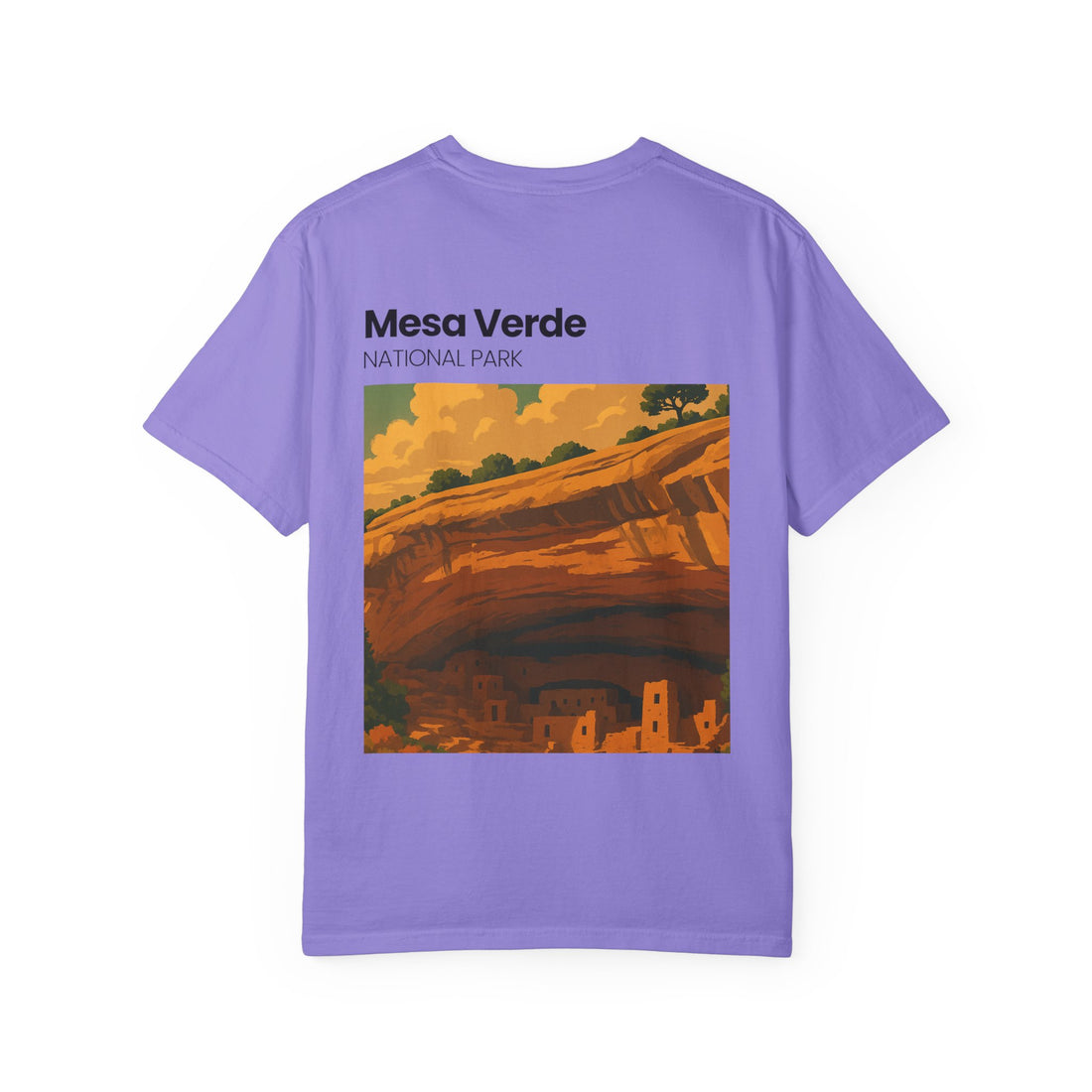 Mesa Verde National Park T-Shirt | Cliff Dwelling Vintage Poster Design