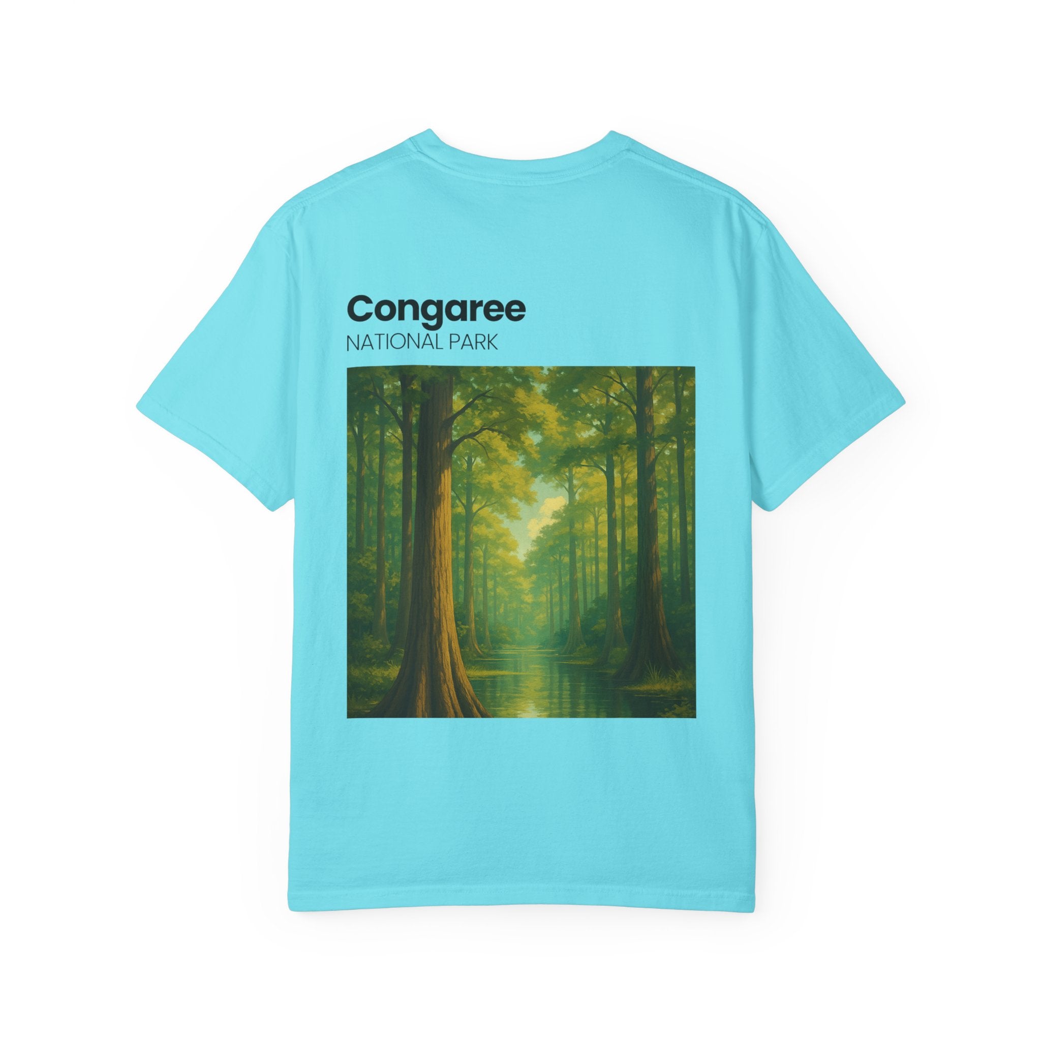 Congaree National Park forest scene T-shirt | swamp cypress nature tee