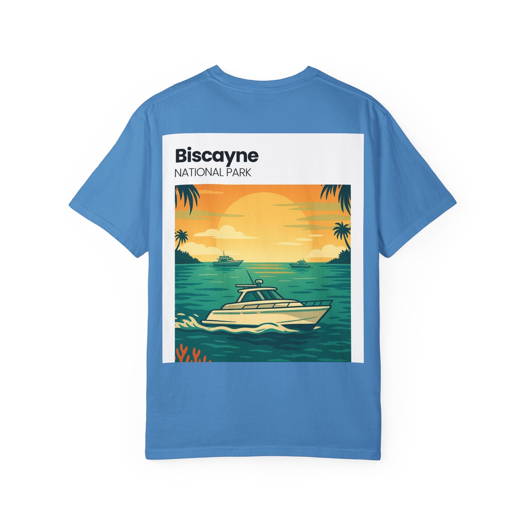 Biscayne National Park Boat Sunset T-Shirt