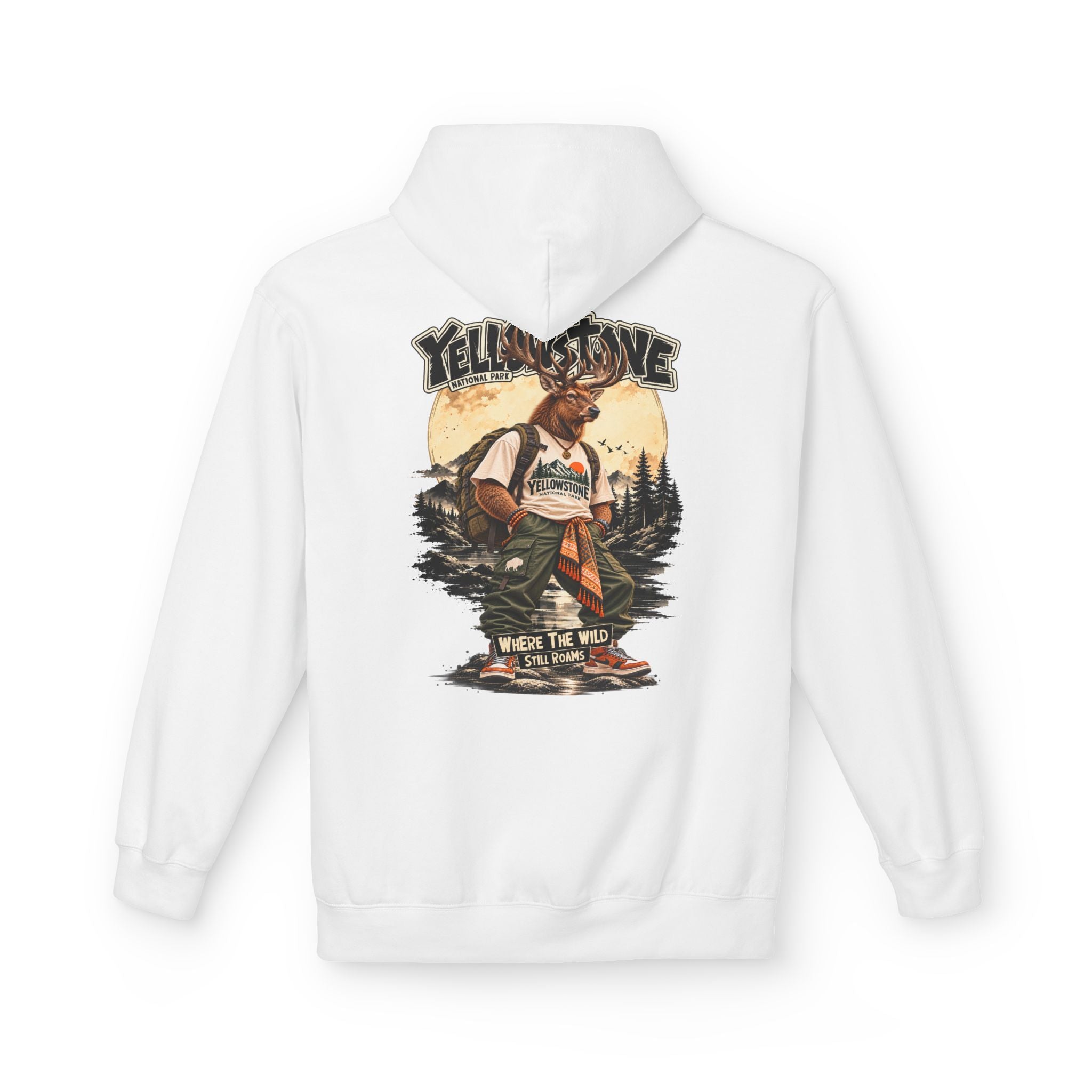 Yellowstone Elk – Where the Wild Still Roams Hoodie