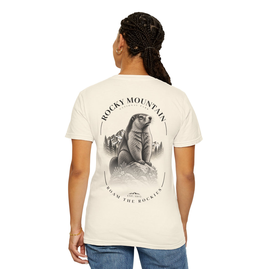 Rocky Mountain National Park Marmot Graphic T-Shirt