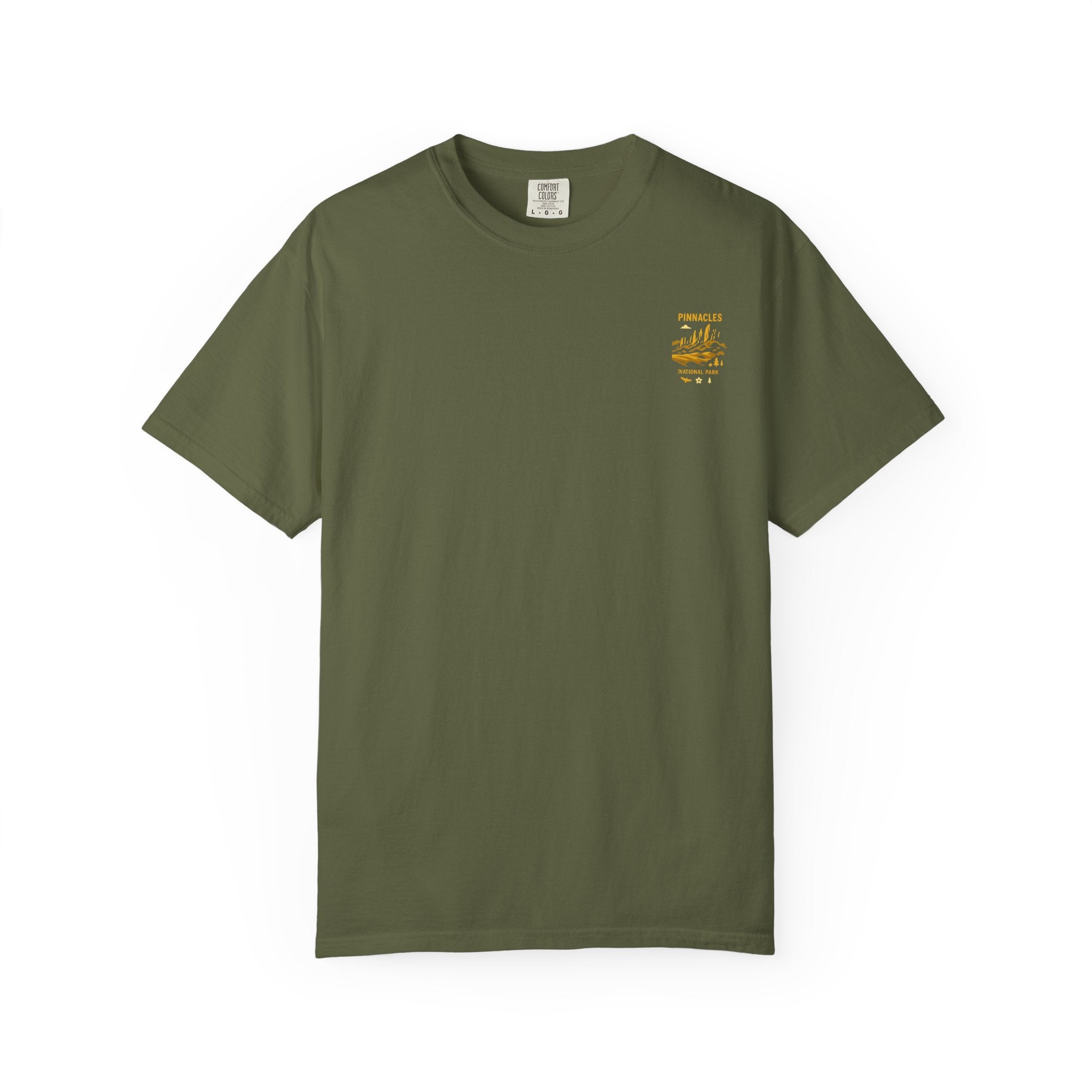Pinnacles National Park landscape T-Shirt | retro nature poster design