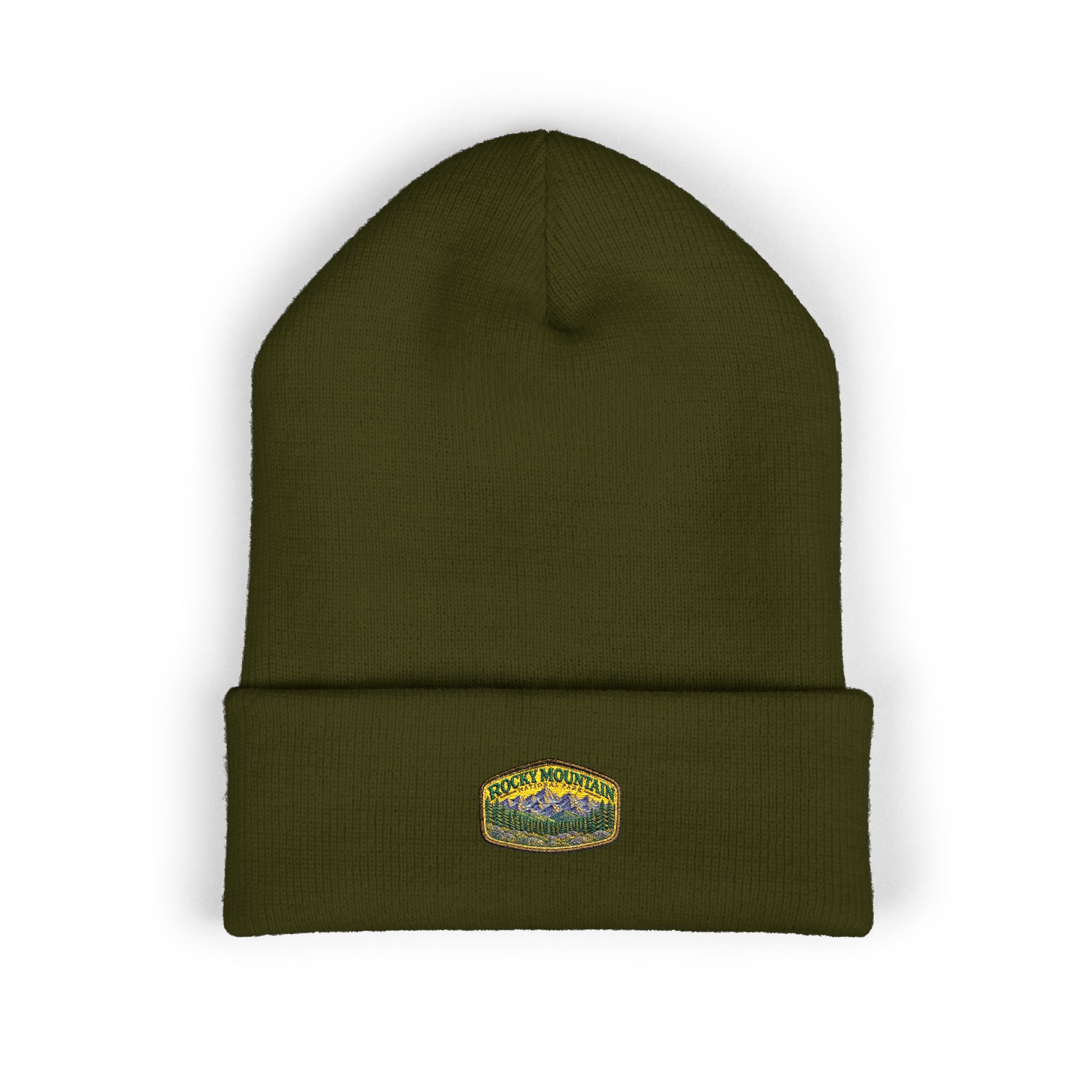 Rocky Mountain National Park Mountain Range Beanie Peak Arch Patch Logo