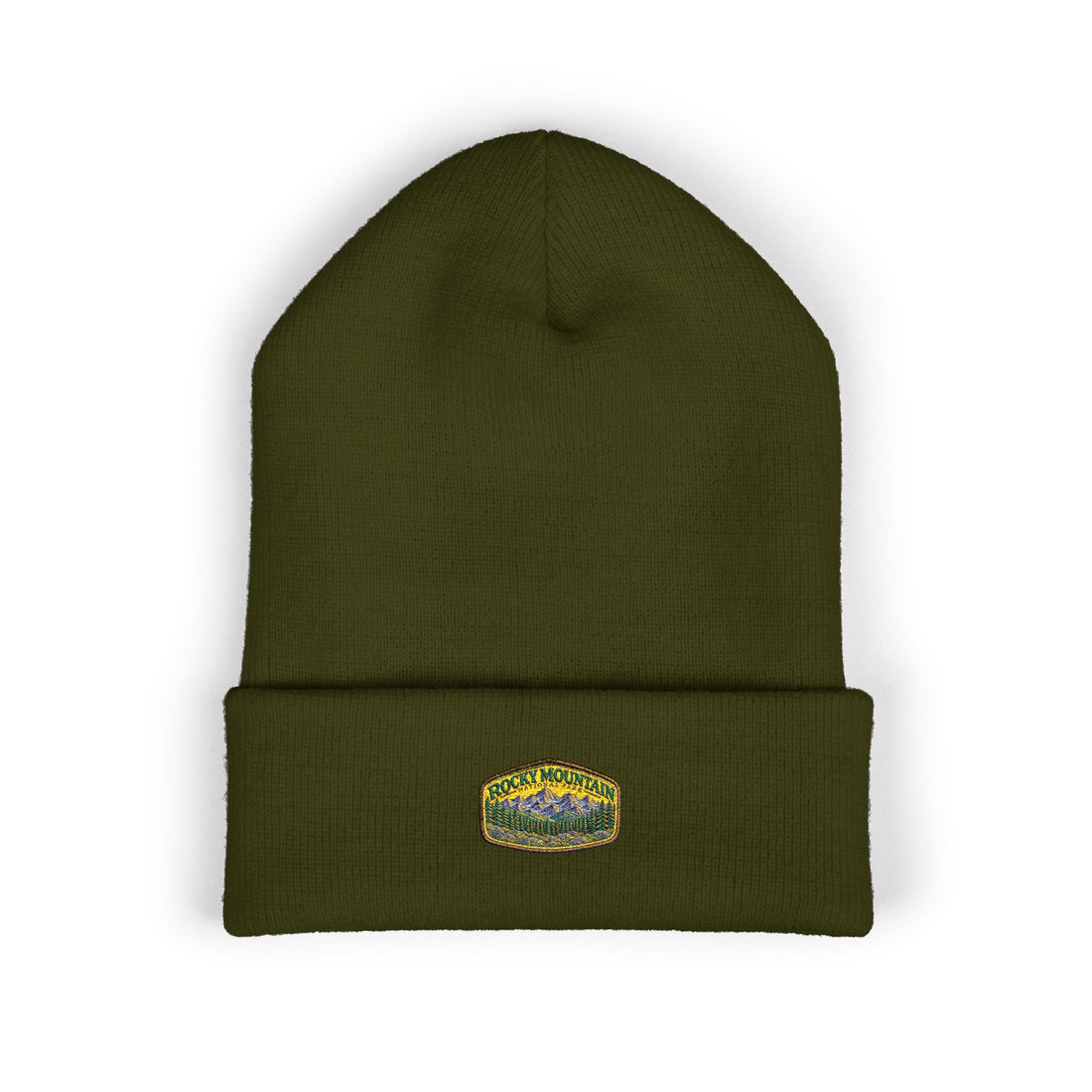 Rocky Mountain National Park Mountain Range Beanie Peak Arch Patch Logo